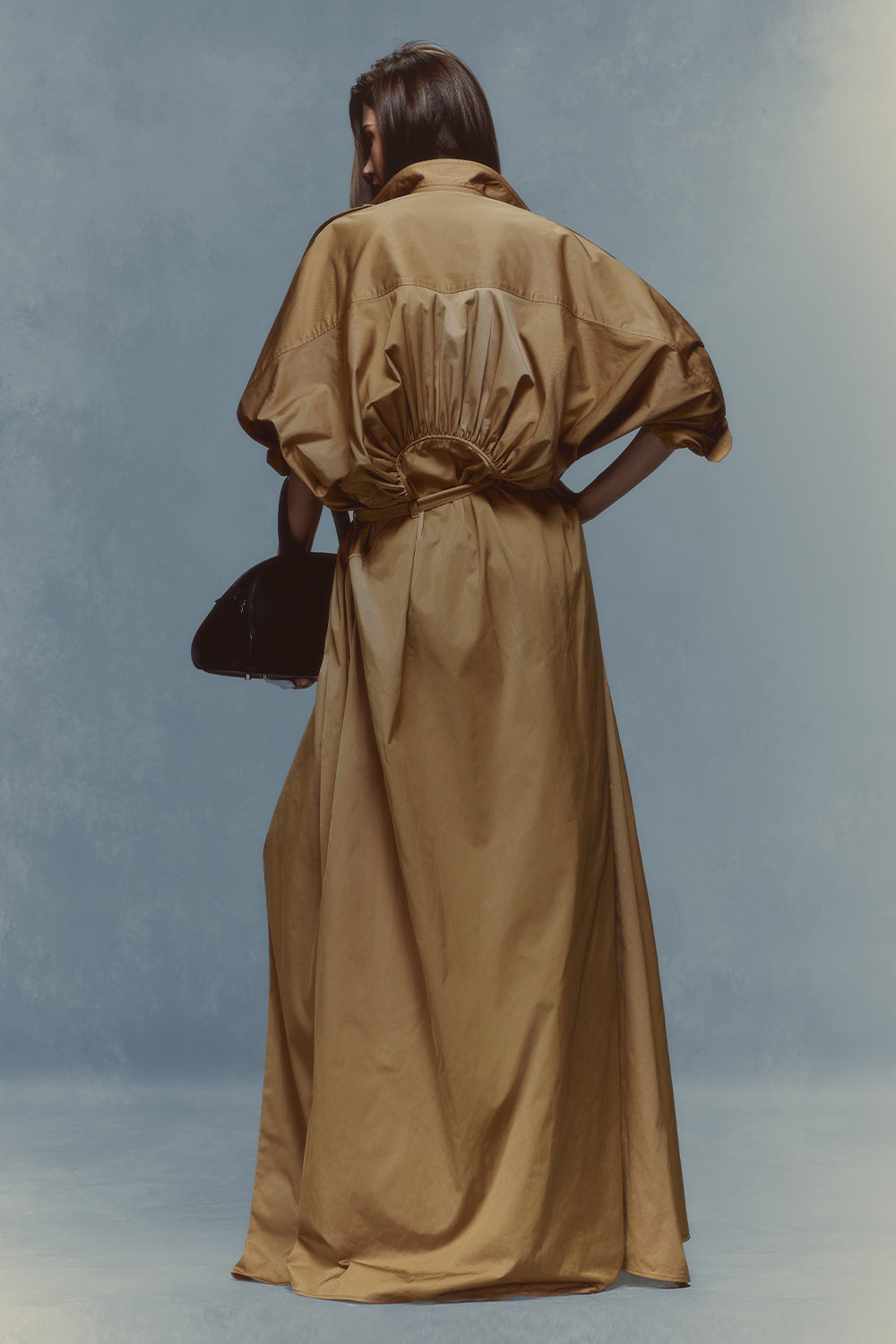 Sebastian Trapezoid Trench Coat