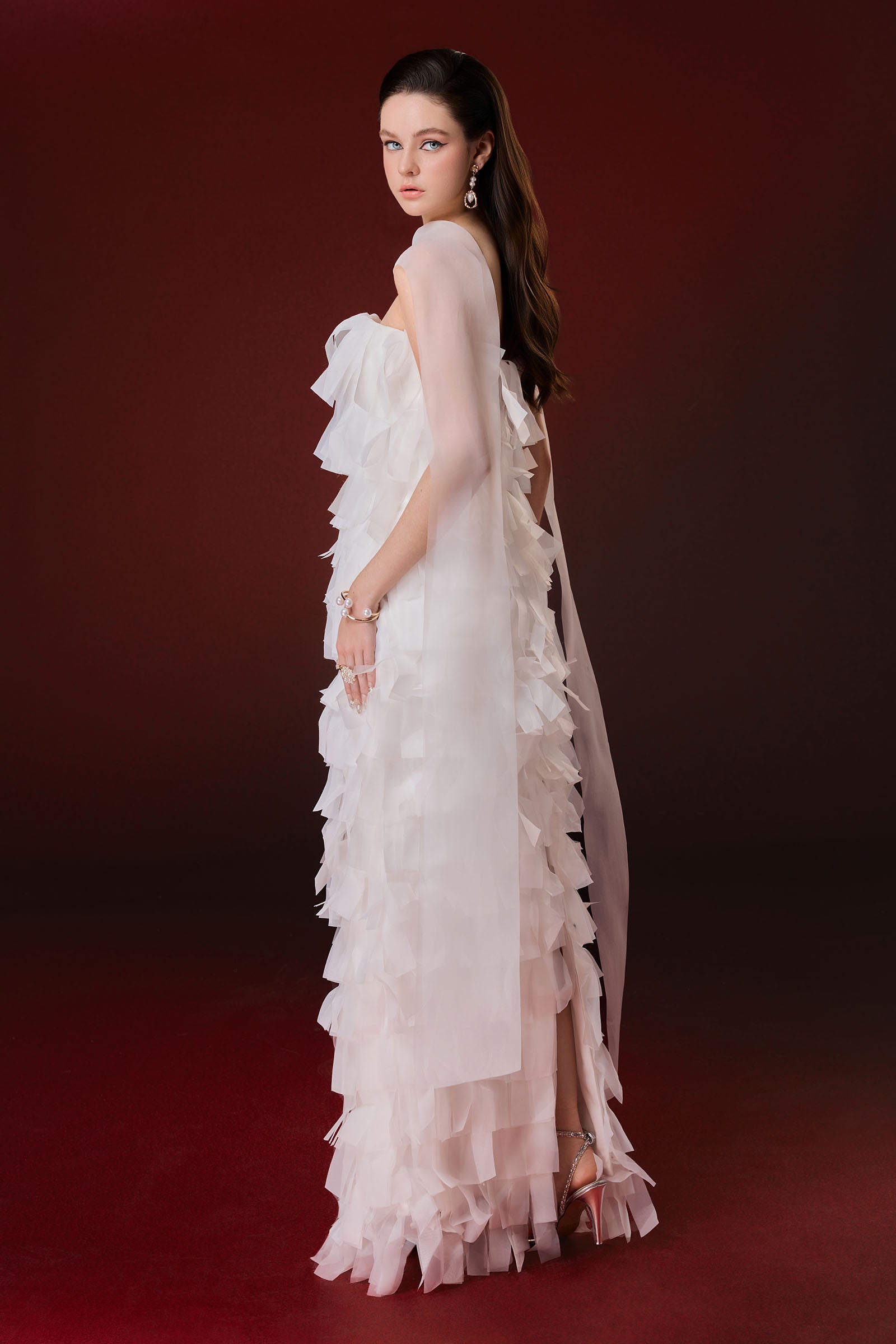 Armani Straight Across Maxi Dress