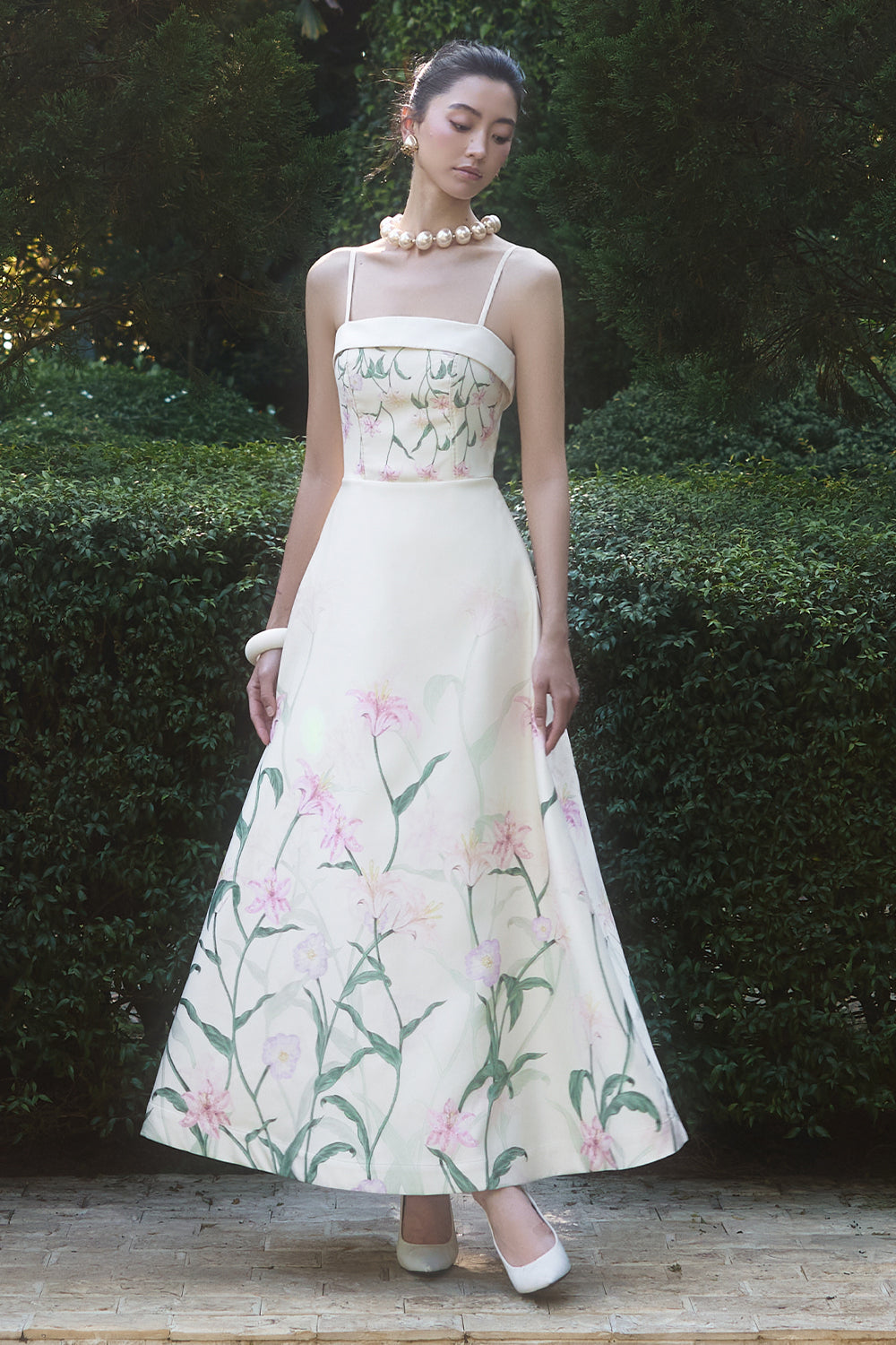 Lily Square Neck Maxi Dress