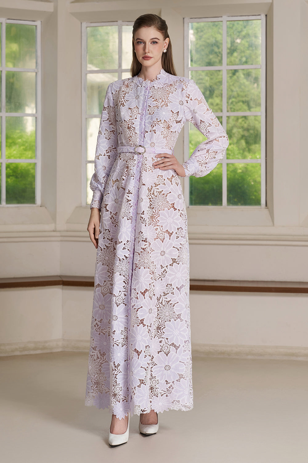 Virex Bishop Sleeve Maxi Dress