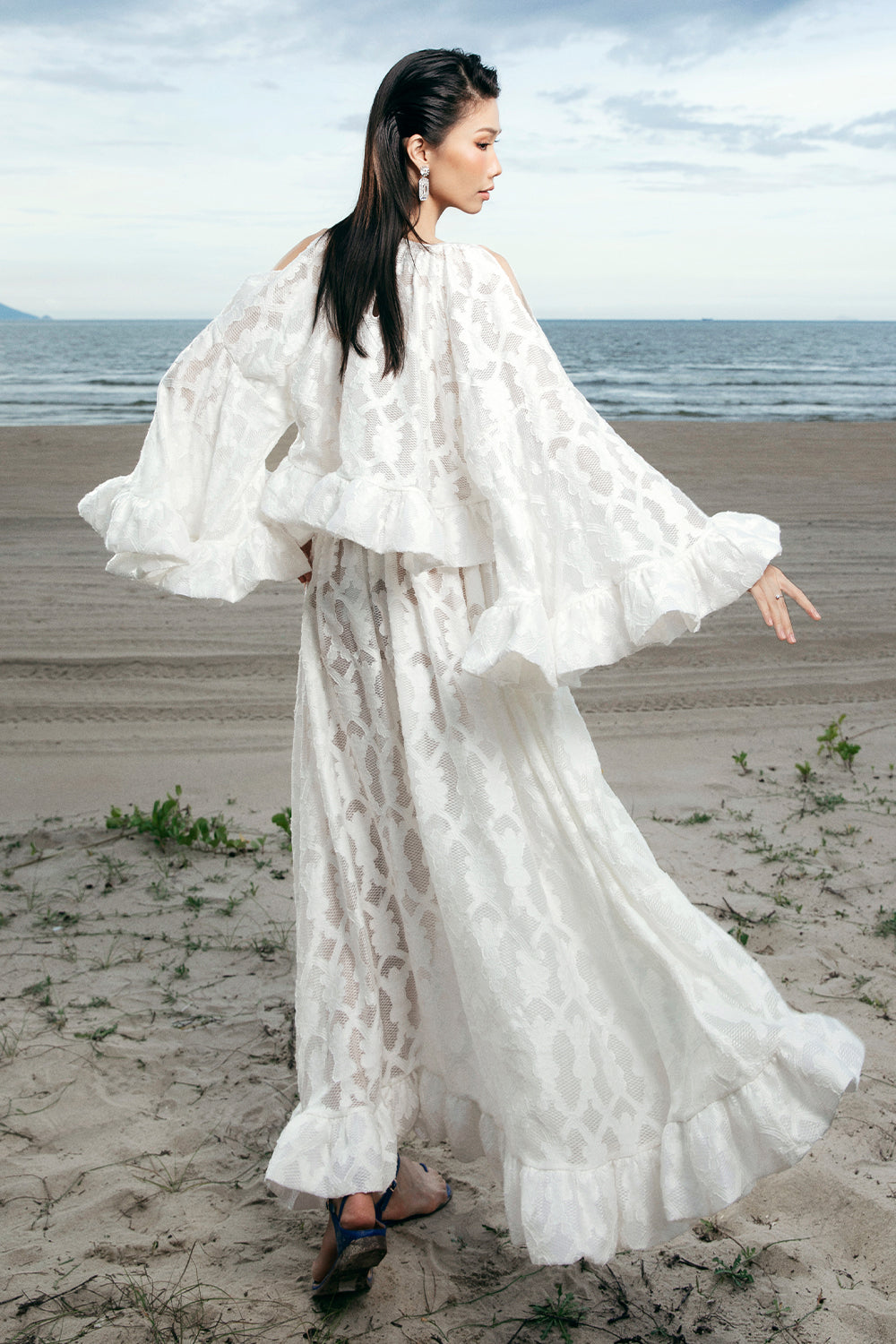 Lorienne Ruffle Shirt