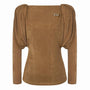 Diva Straight Long Sleeved Knitted Fabric Top