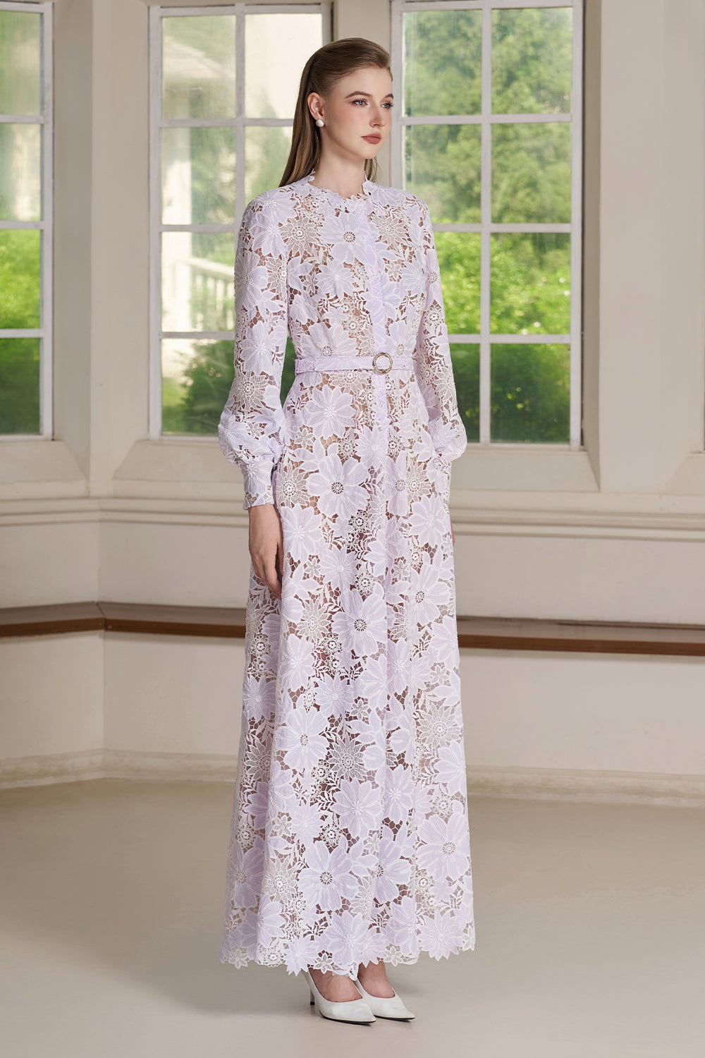 Virex Bishop Sleeve Maxi Dress