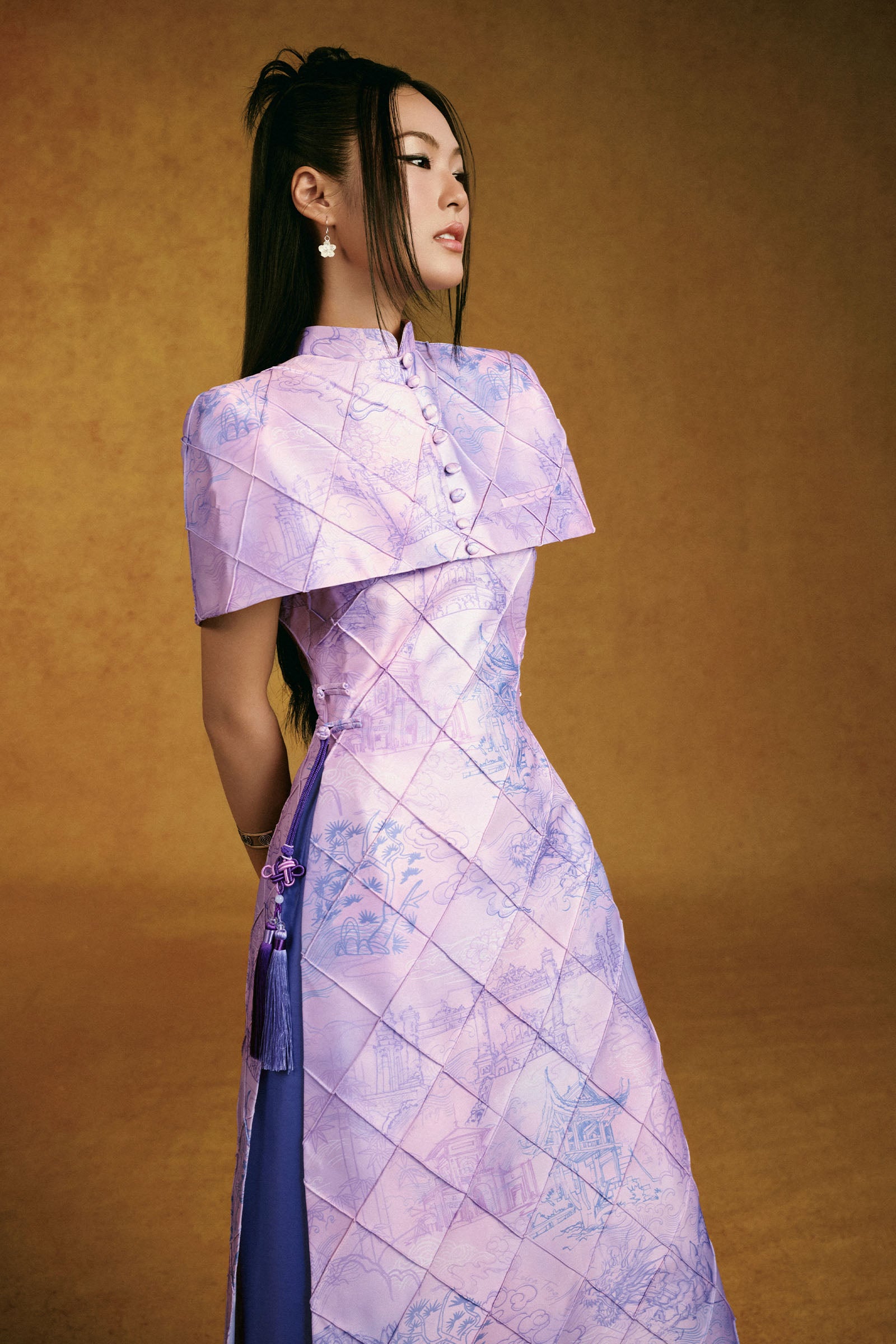 Tu Ky A-line Ao Dai
