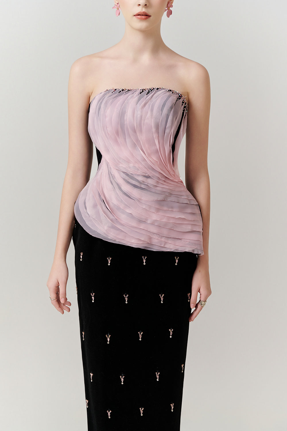 Scarlett Sheath Draped Maxi Dress