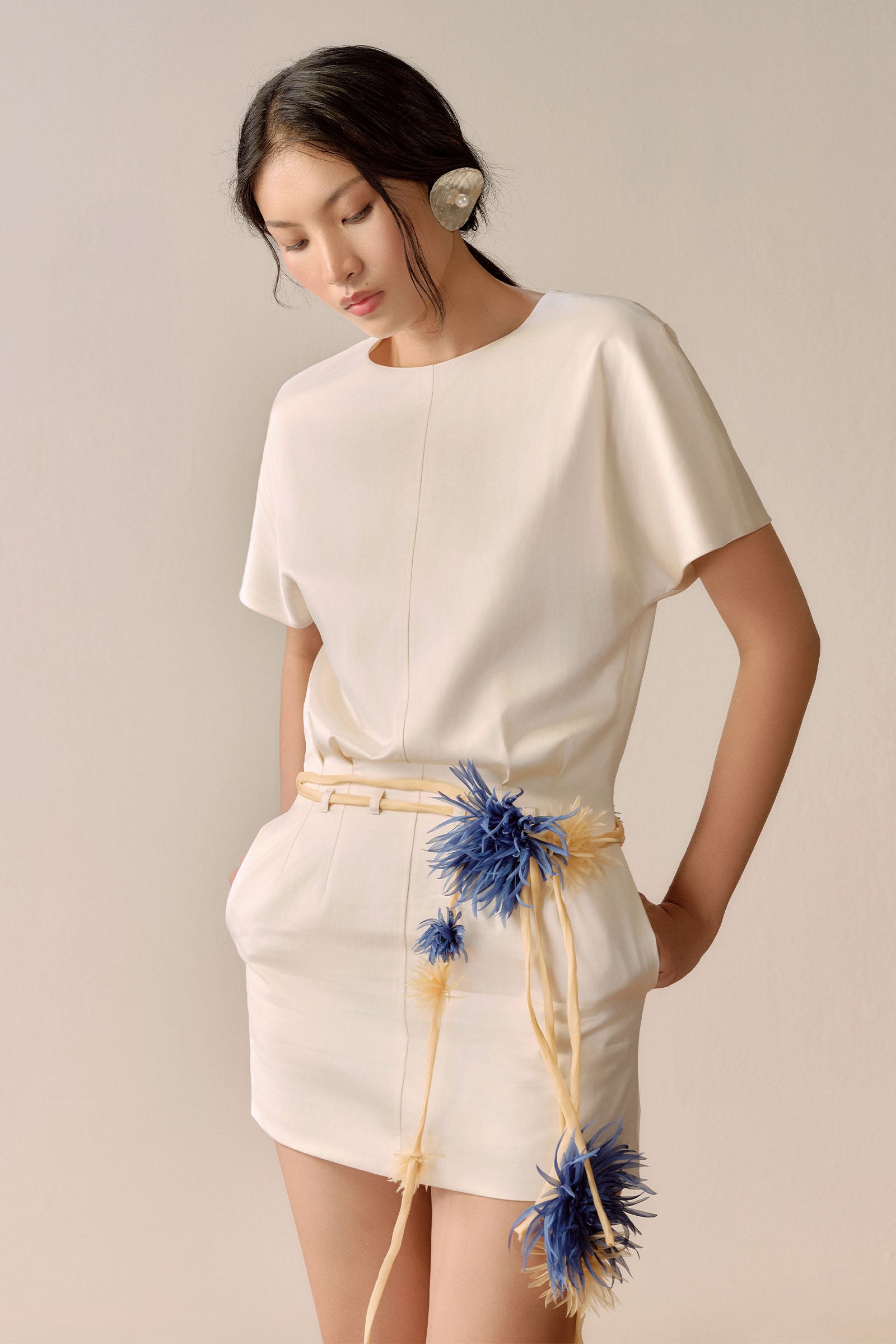 Isla Boat Neck Mini Dress