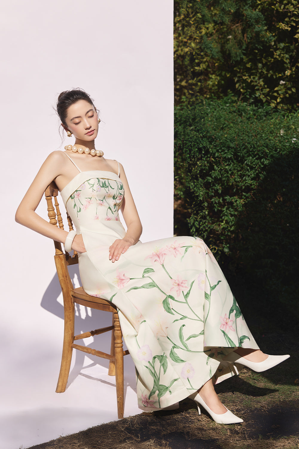 Lily Square Neck Maxi Dress