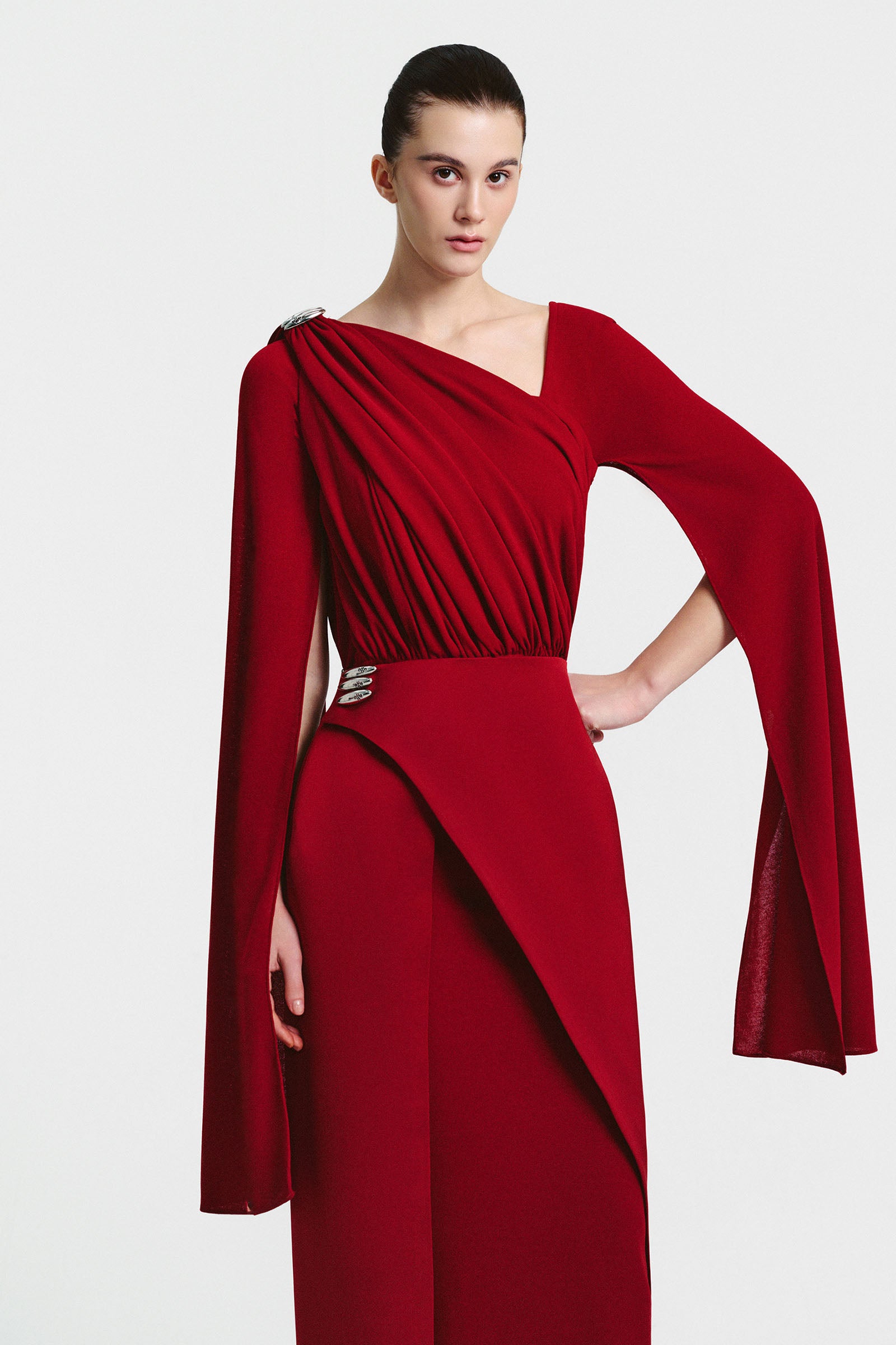 Alma Split Sleeve Maxi Dress