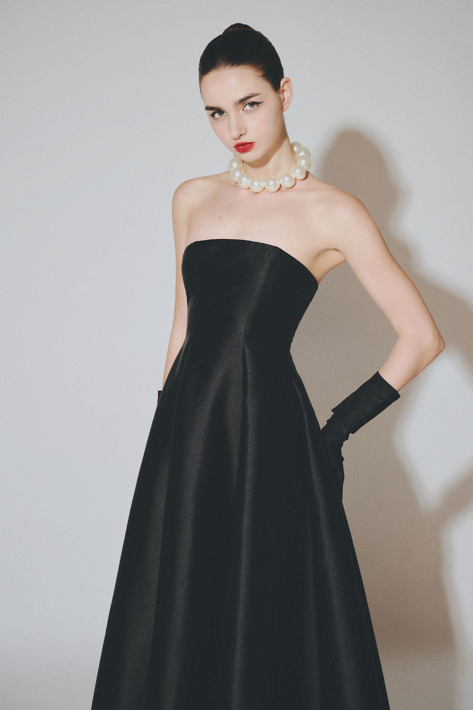 Athena Straight Across Maxi Dress