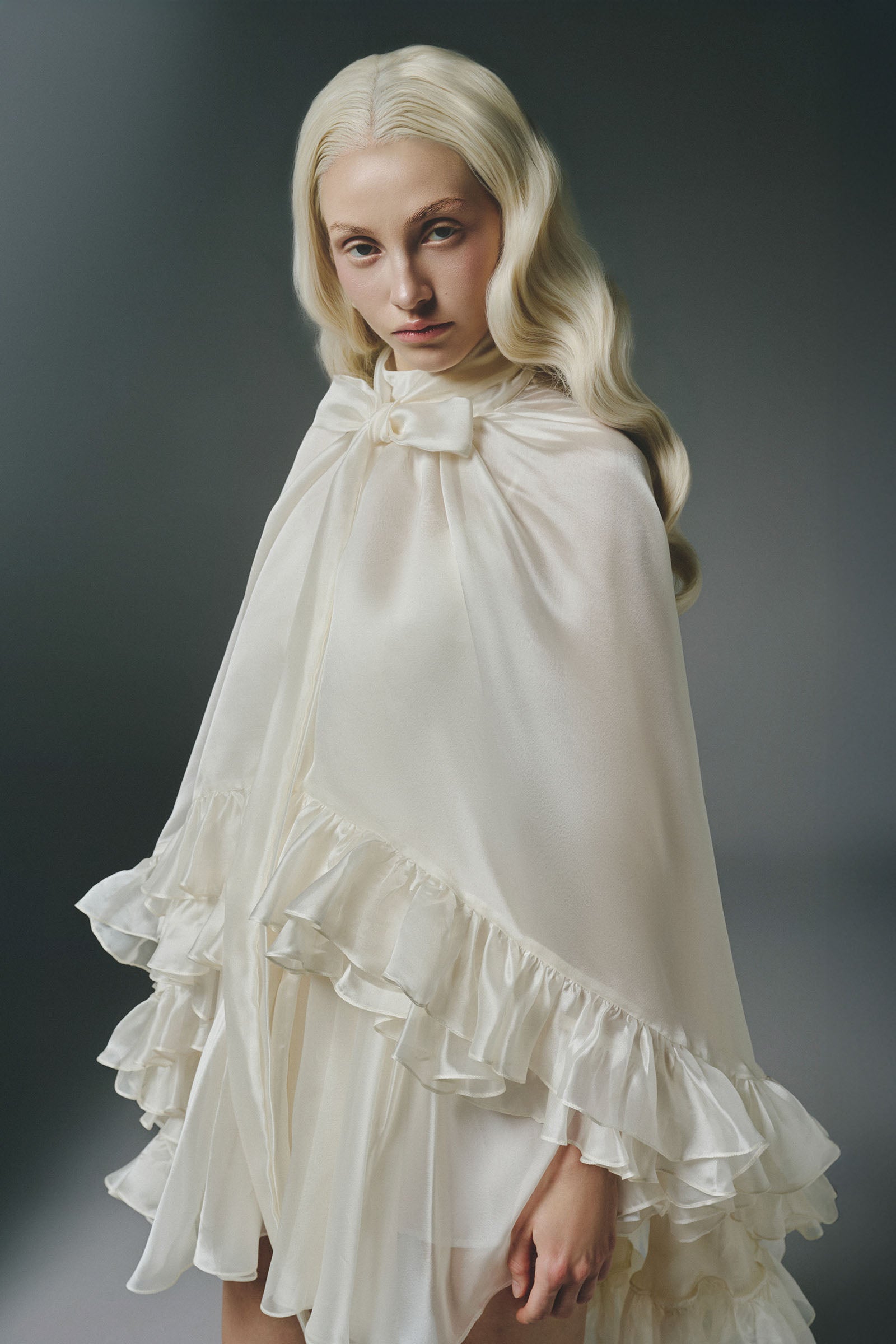 Monarch Asymmetric Mini Dress