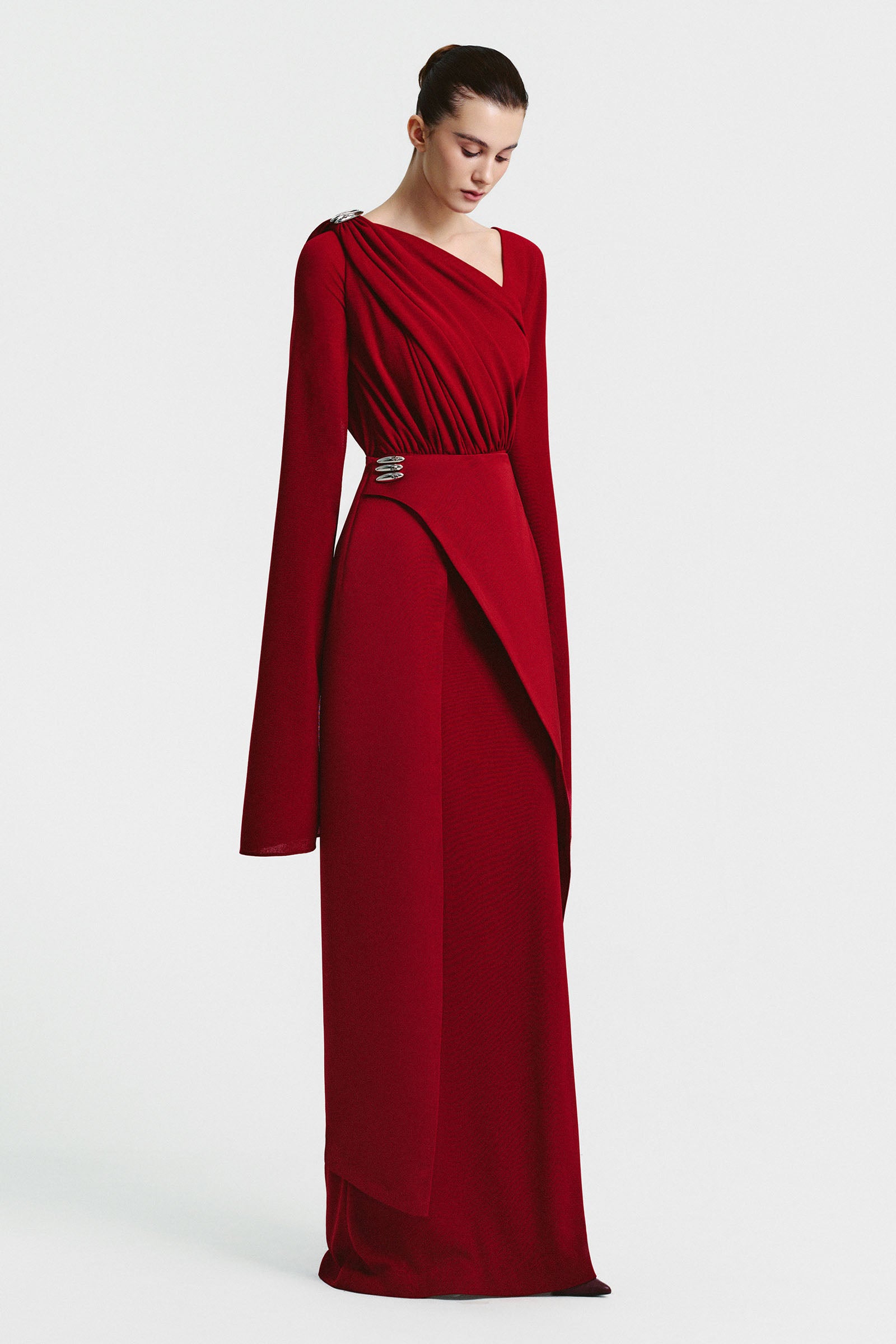 Alma Split Sleeve Maxi Dress