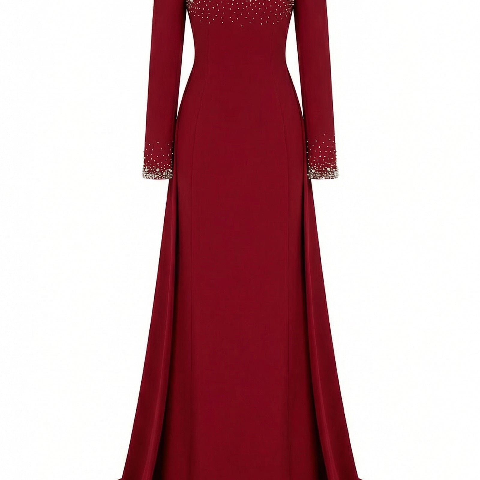Elia Trapeze Neck Maxi Dress