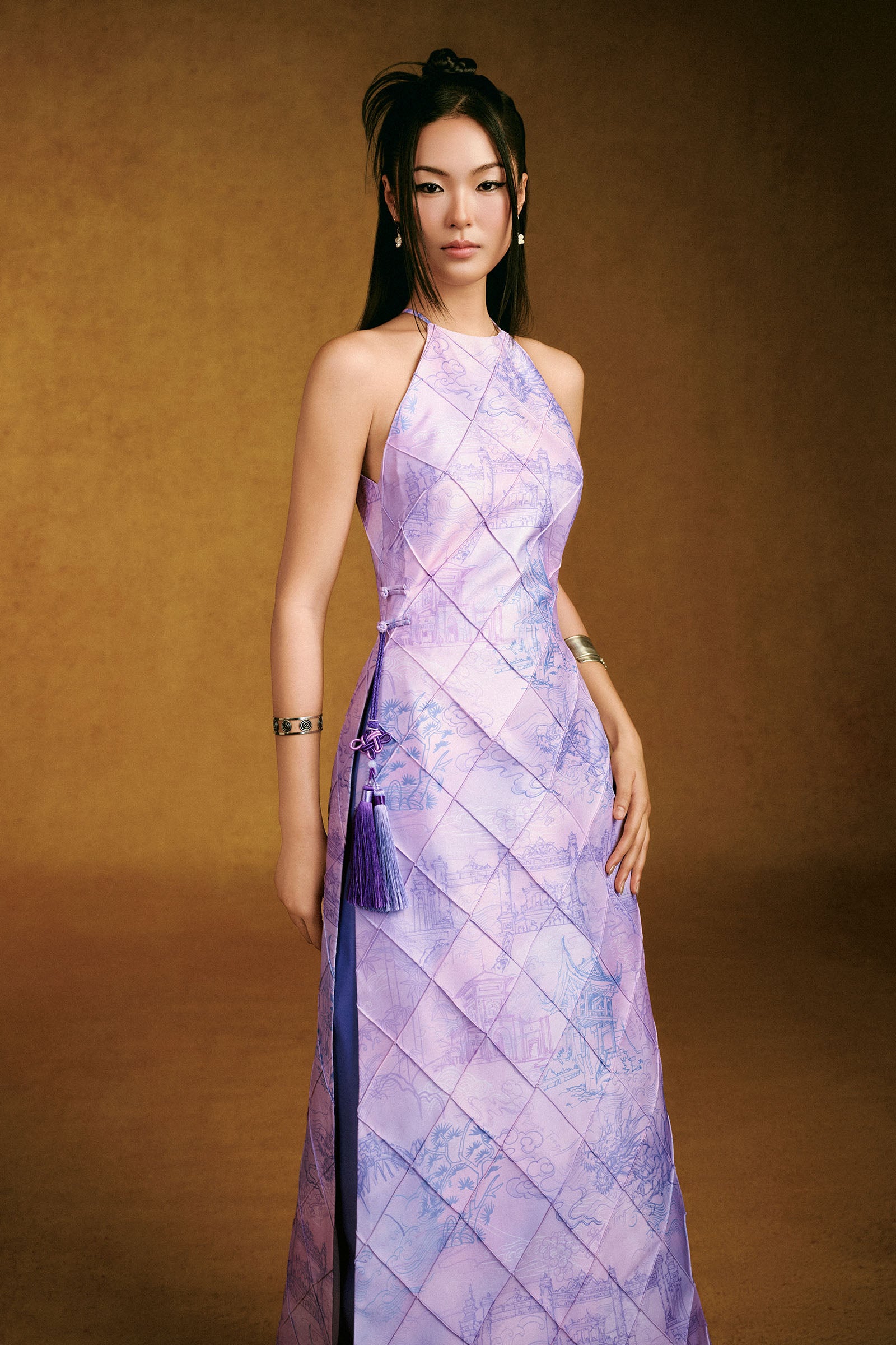 Tu Ky A-line Ao Dai