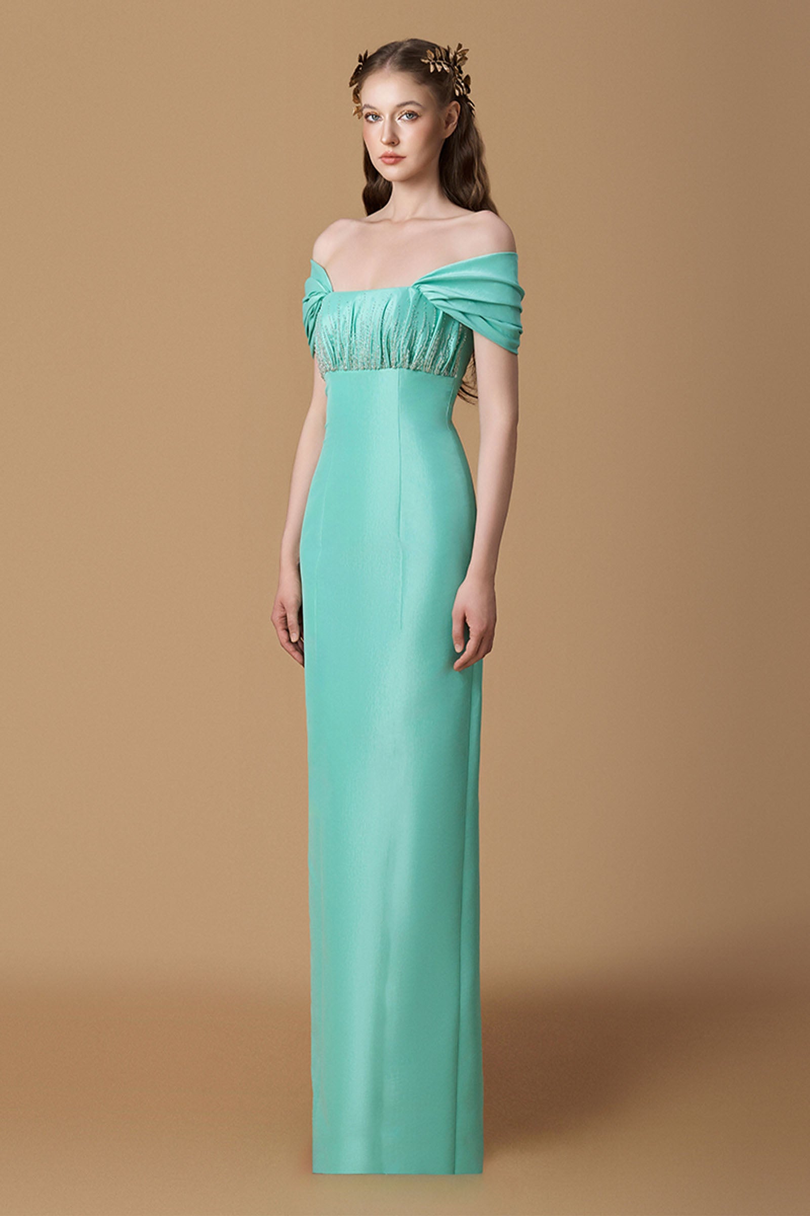 Thera Draped Maxi Dress