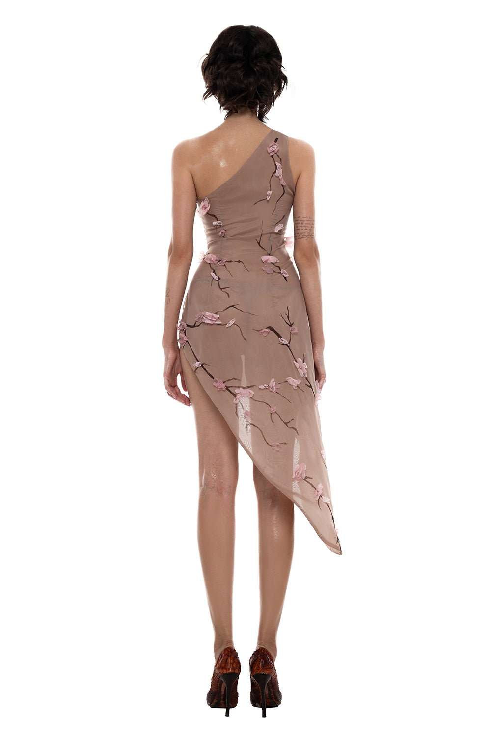 Amari Asymmetric Mini Dress