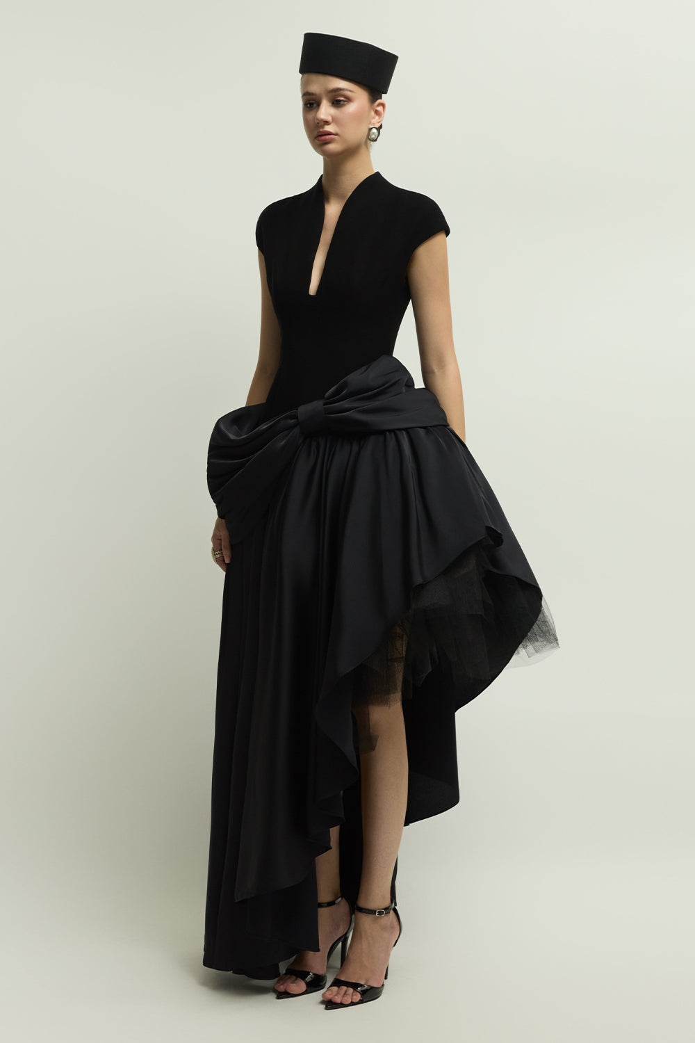 Cramlington Asymmetric Draped Maxi Dress