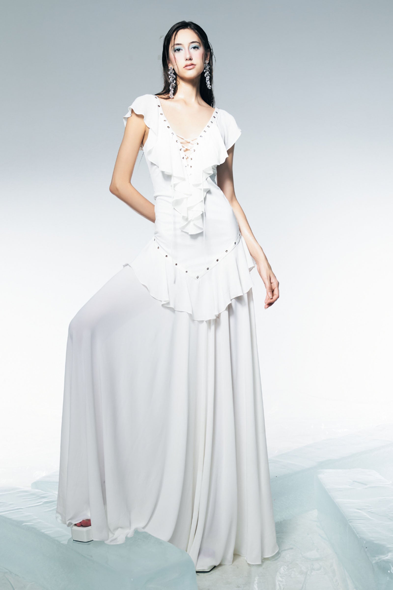 Nelly Ruffle Maxi Dress