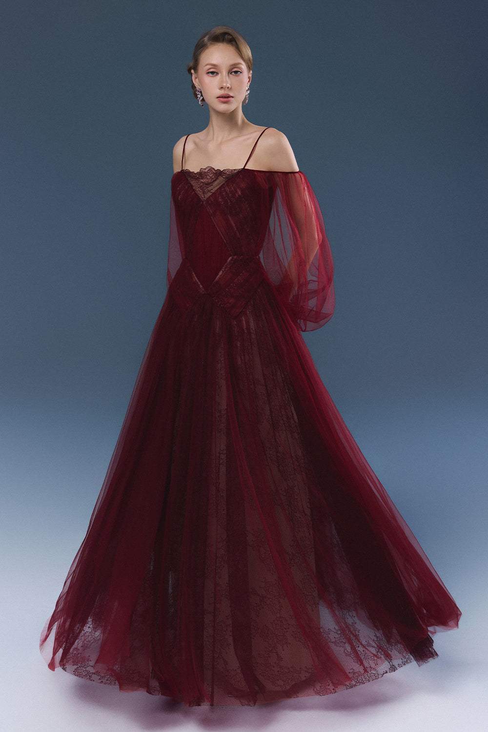 Rosalie Cold Shoulder Sleeve Maxi Dress