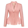 Caroline Peplum Shawl Lapel Taffeta Jacket