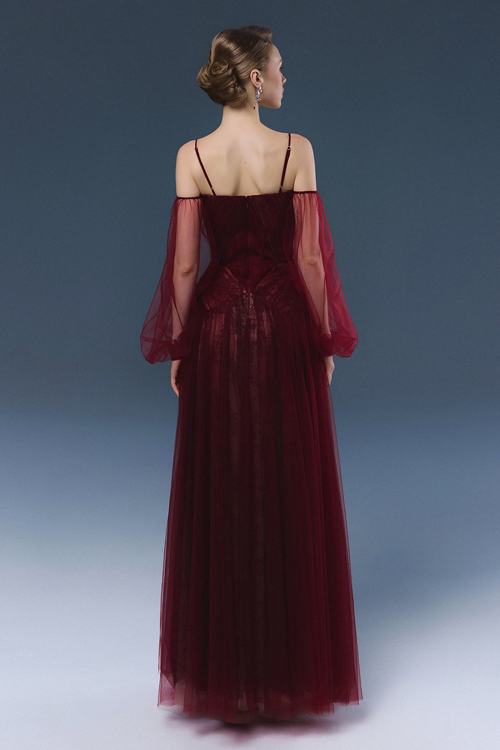Rosalie Cold Shoulder Sleeve Maxi Dress