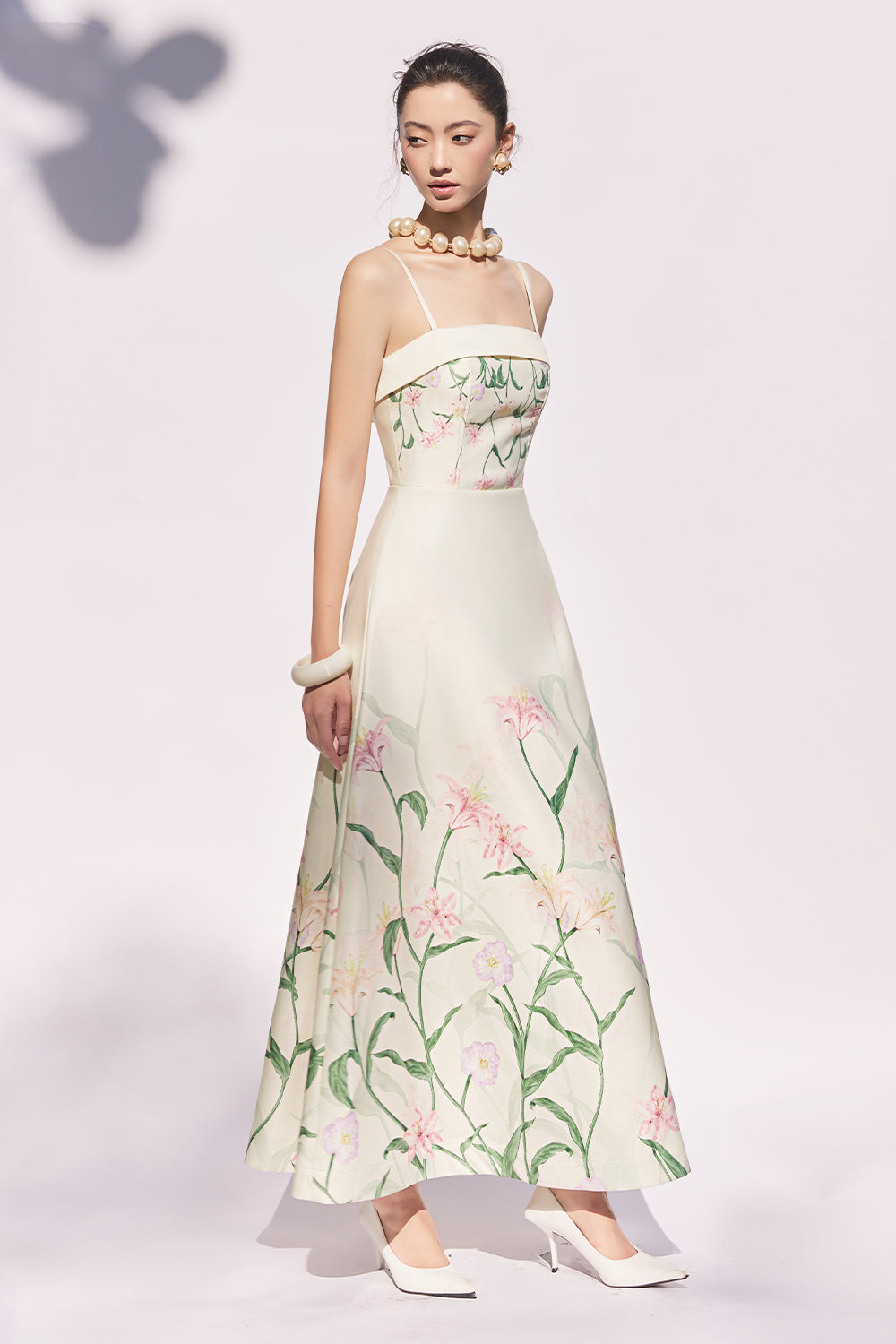 Lily Square Neck Maxi Dress