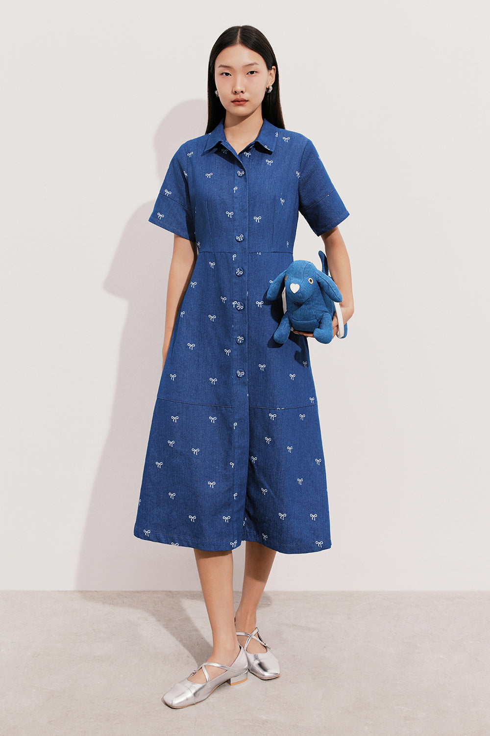 Claire A-line Midi Dress