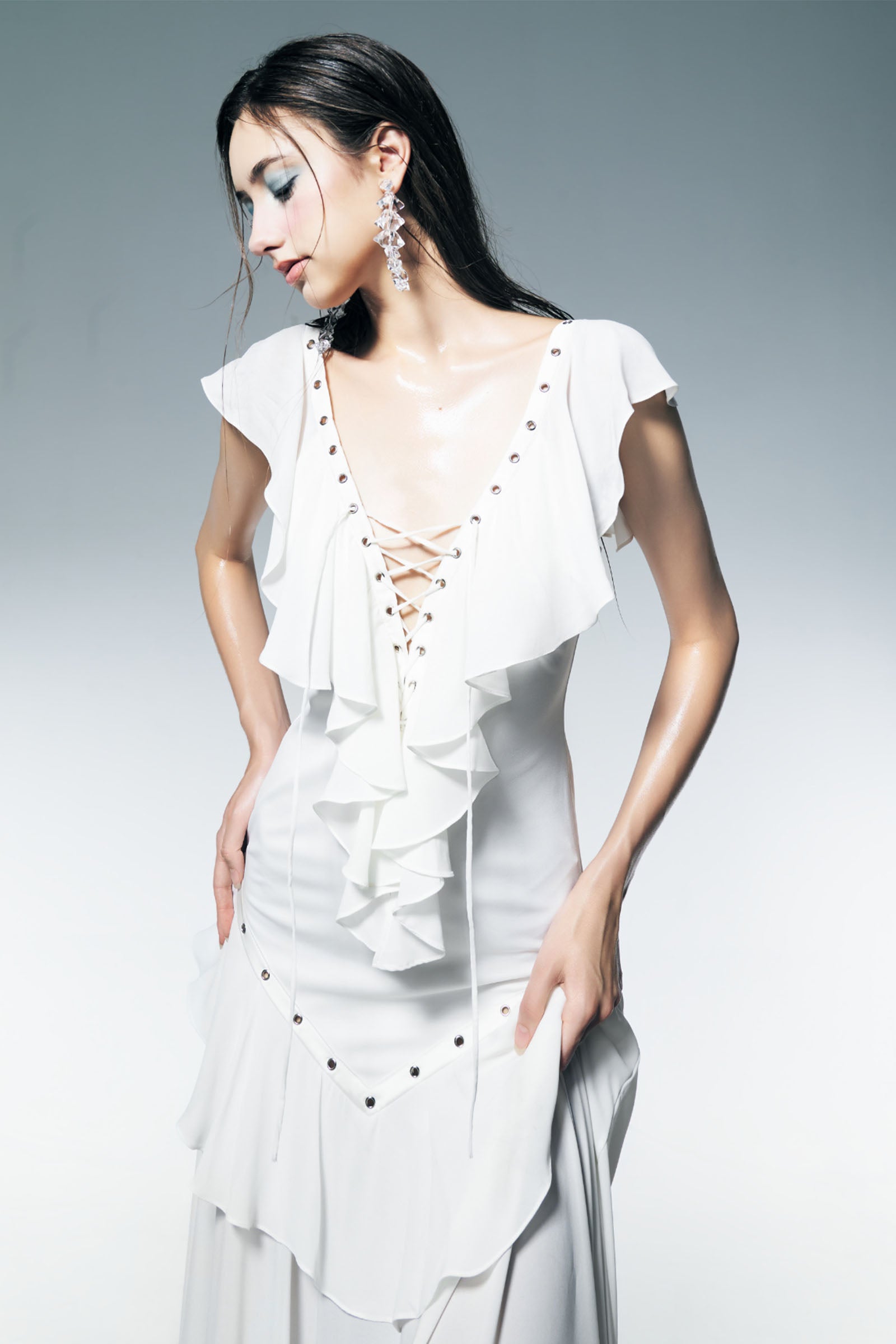 Nelly Ruffle Maxi Dress