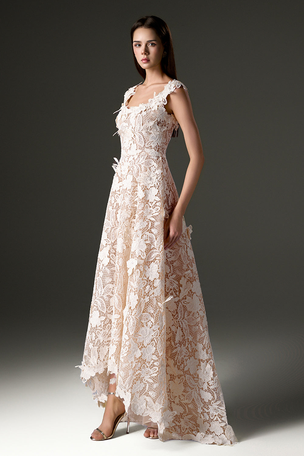 Yva Square Neck Maxi Dress