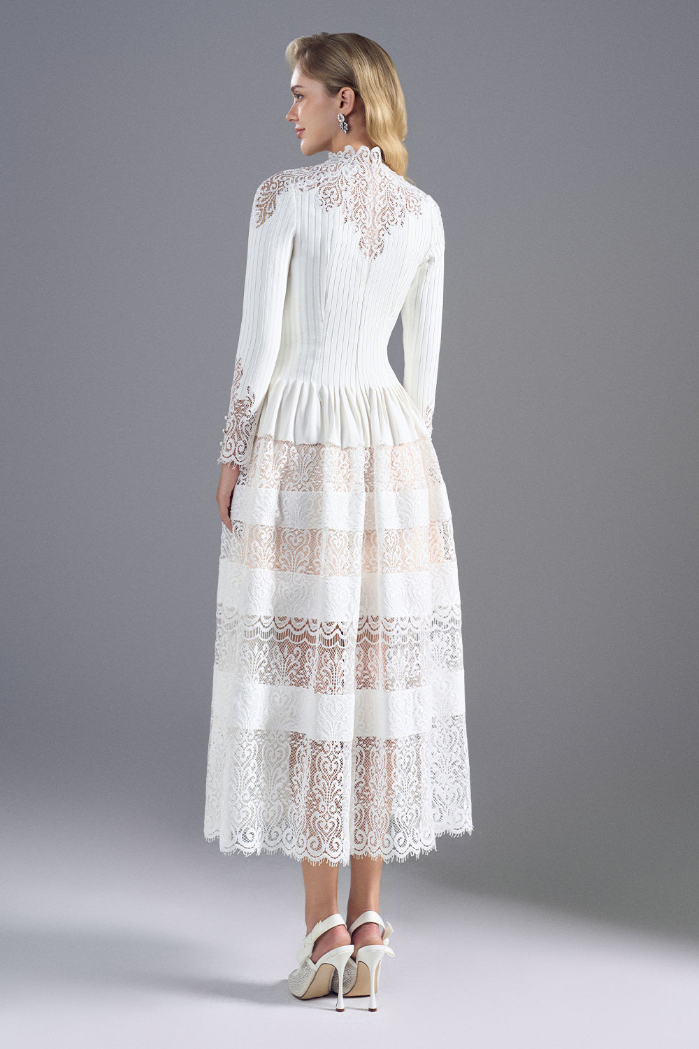 Blance Applique Midi Dress