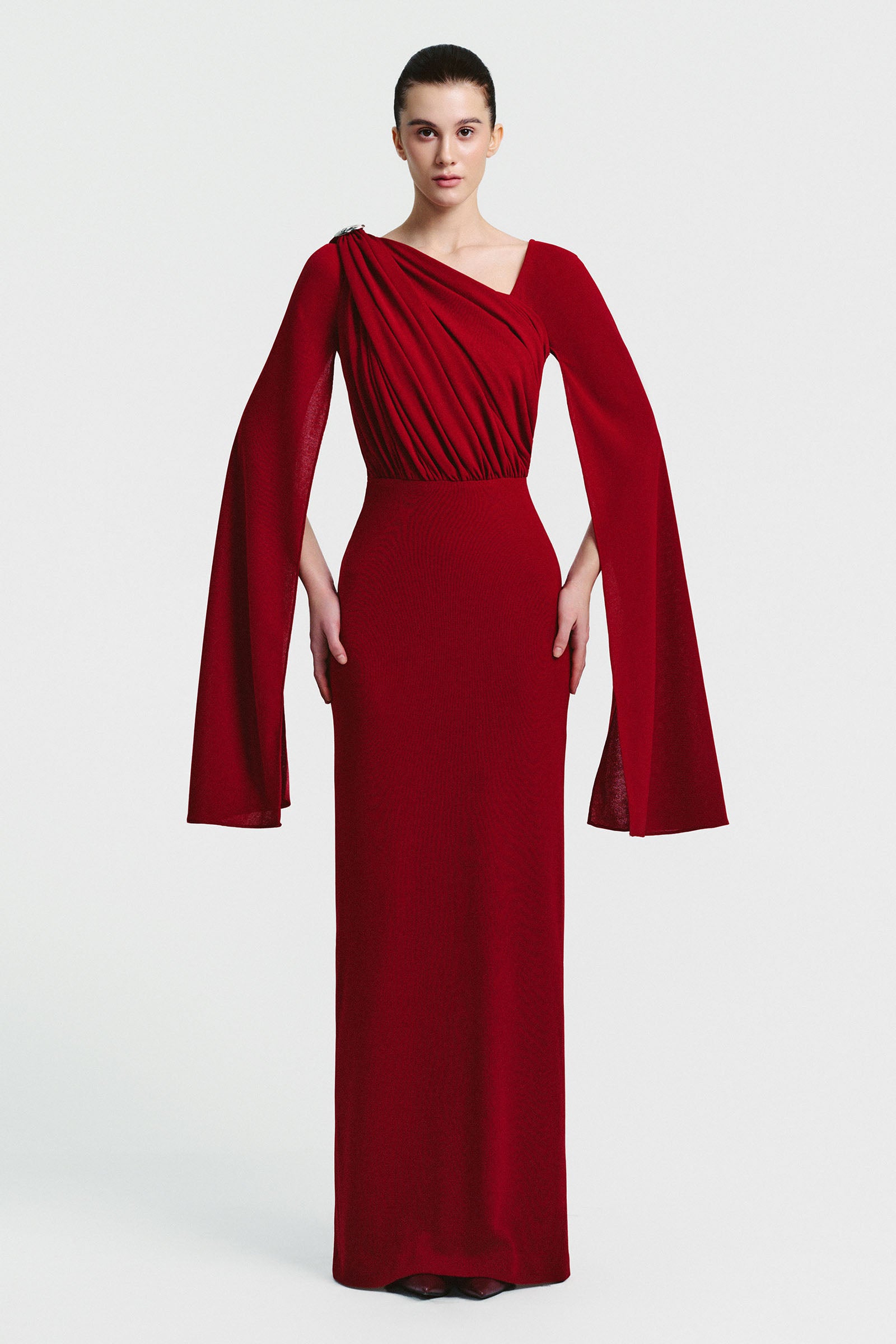 Alma Split Sleeve Maxi Dress