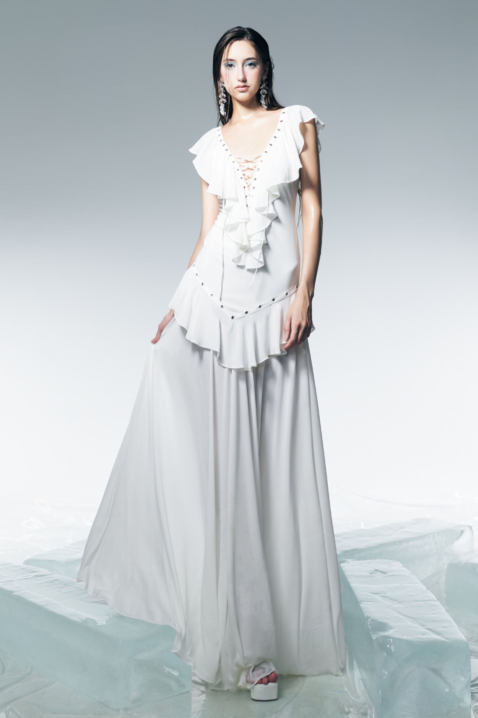 Nelly Ruffle Maxi Dress