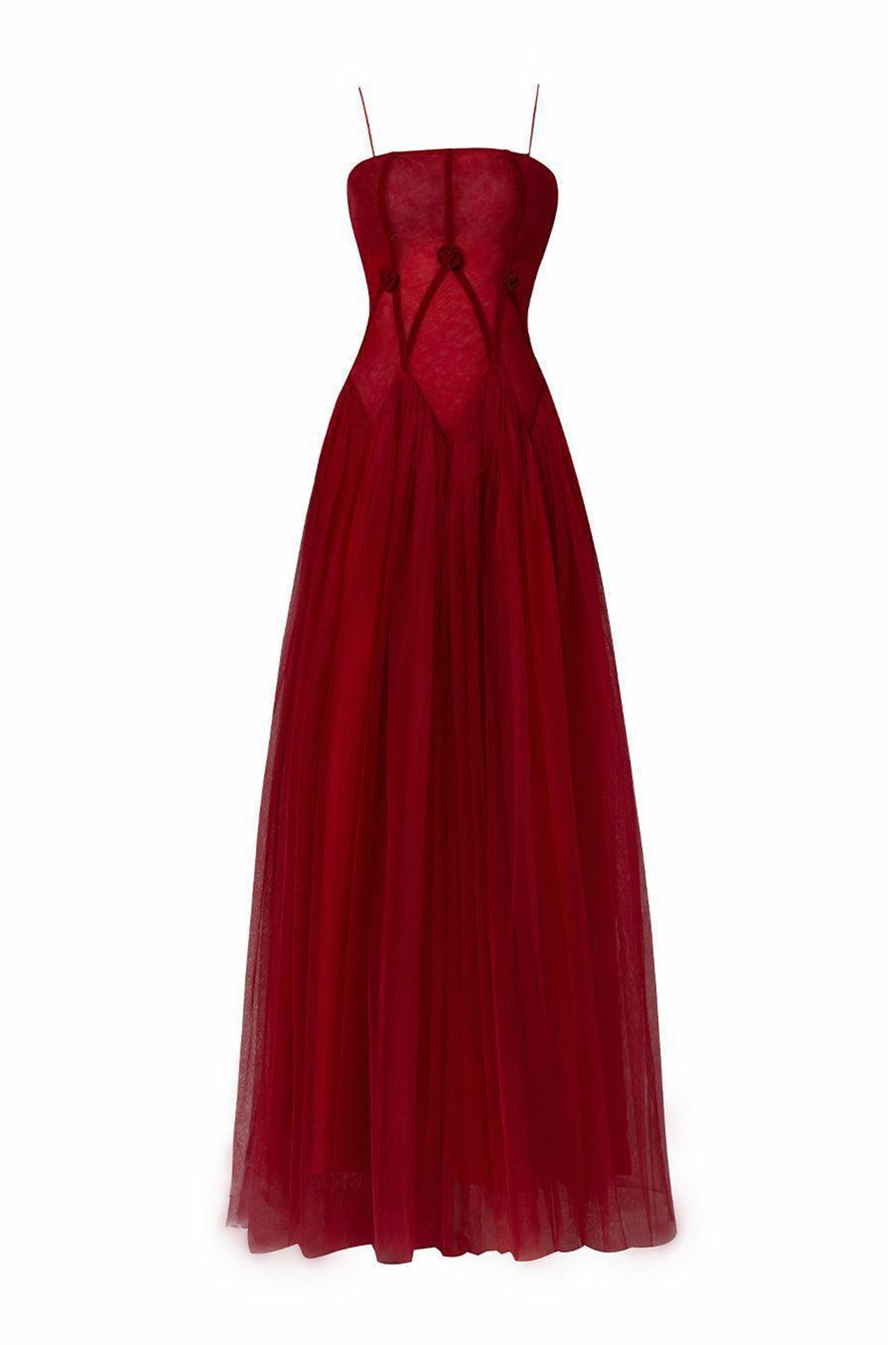 Grayson Gathered Collared Neck Twill Floor Length Set