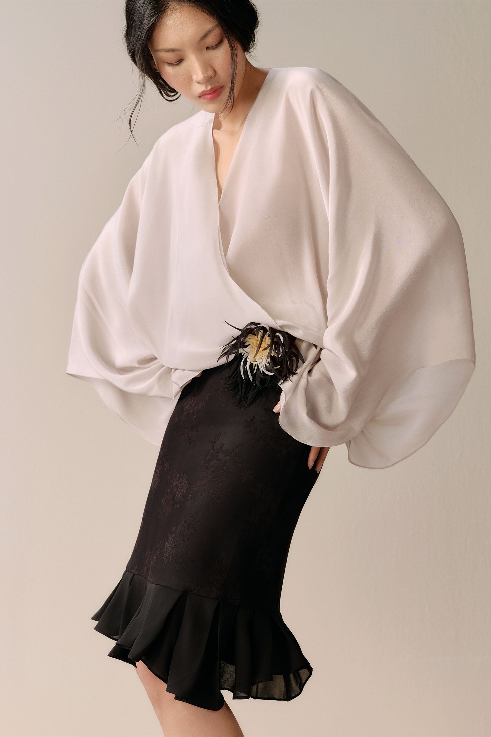 Lydia Wrap Top