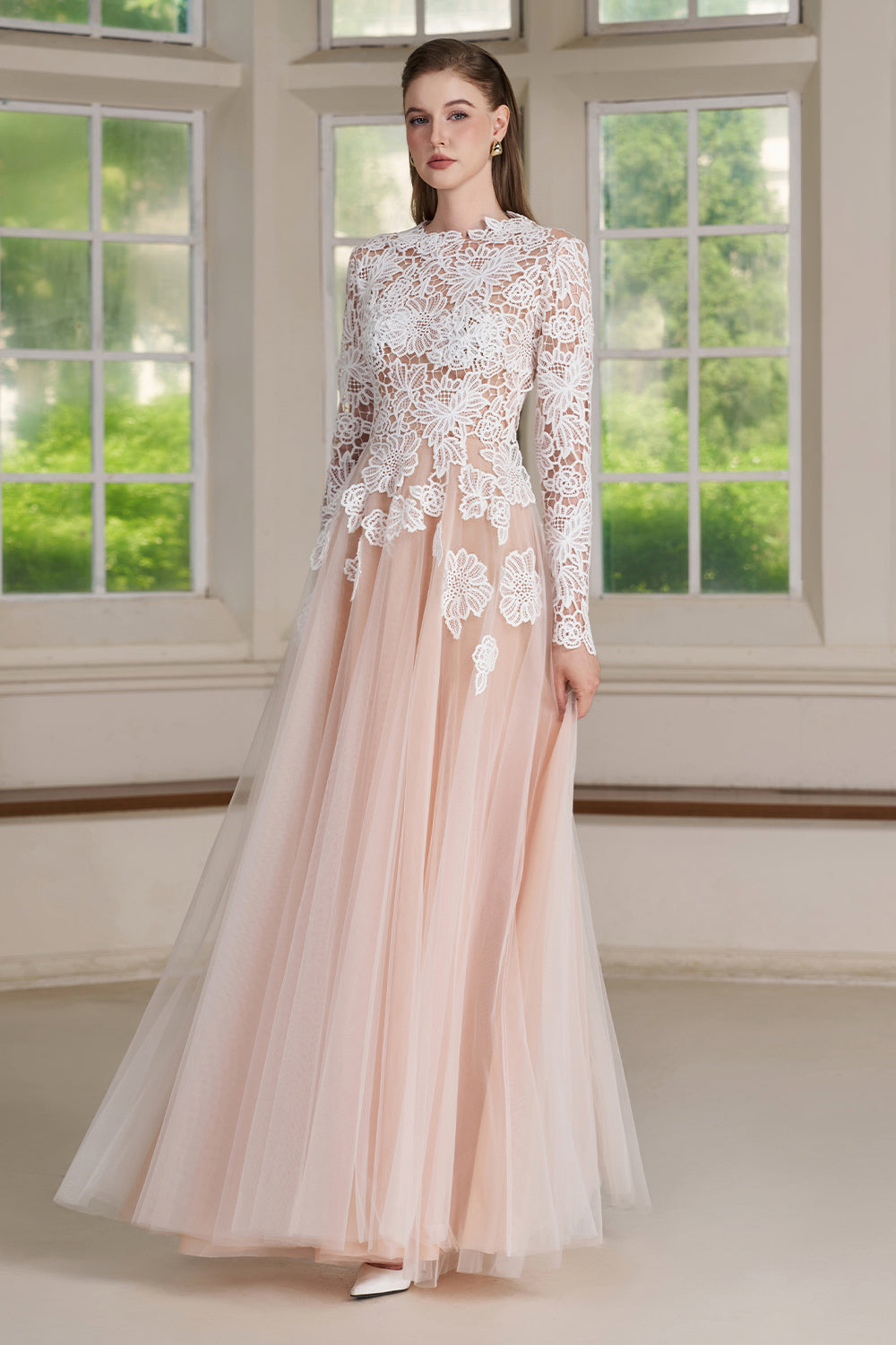 Lior Round Neck Maxi Dress