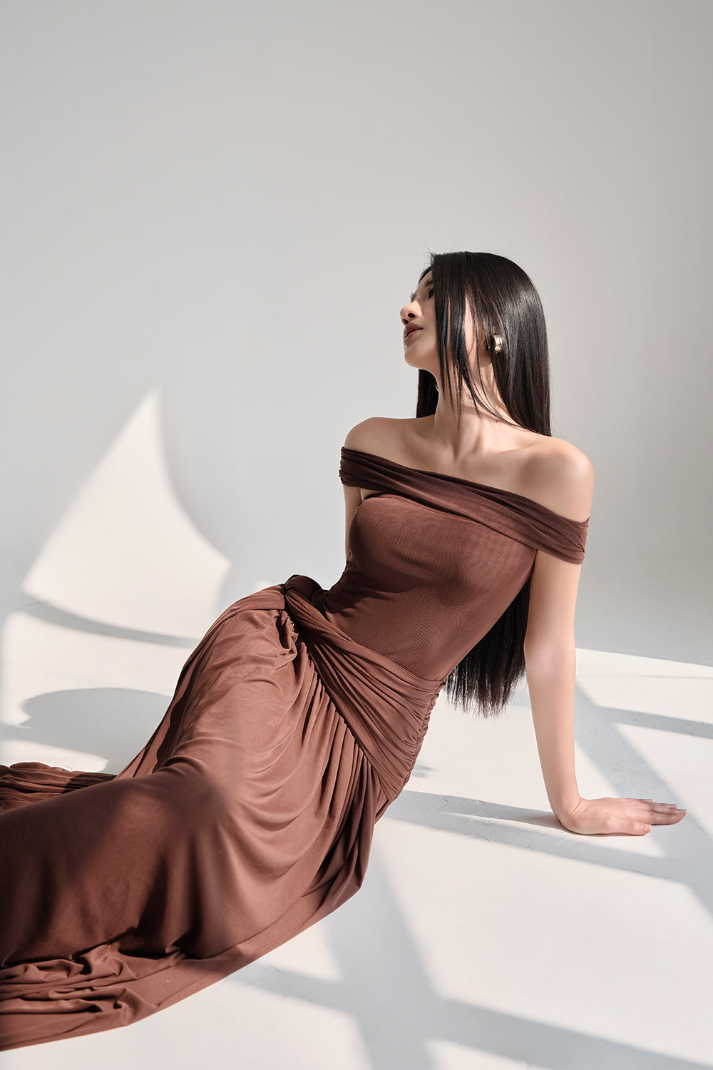 Bowie Off-Shoulder Maxi Dress