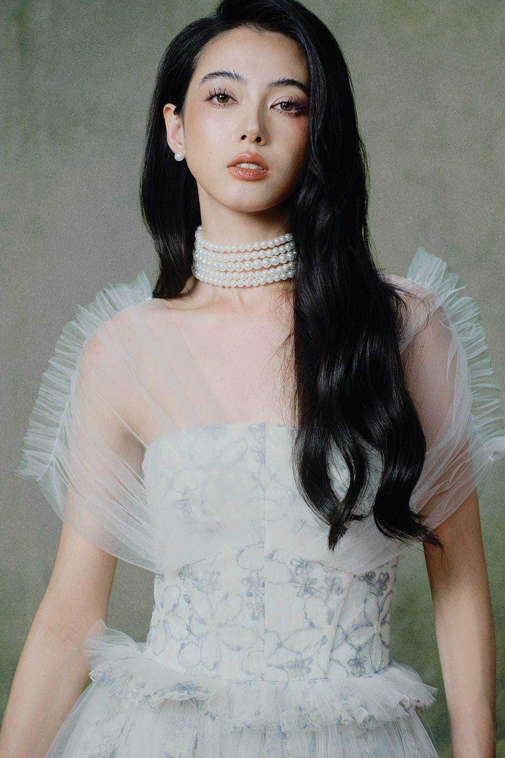 Solstice Rufle Maxi Dress