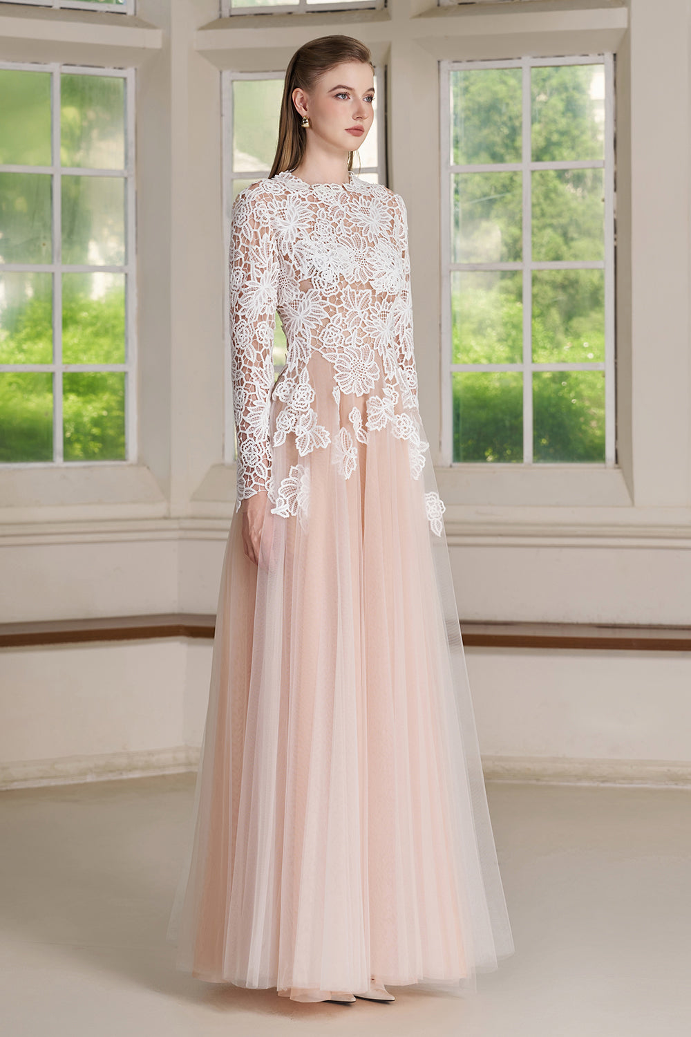 Lior Round Neck Maxi Dress