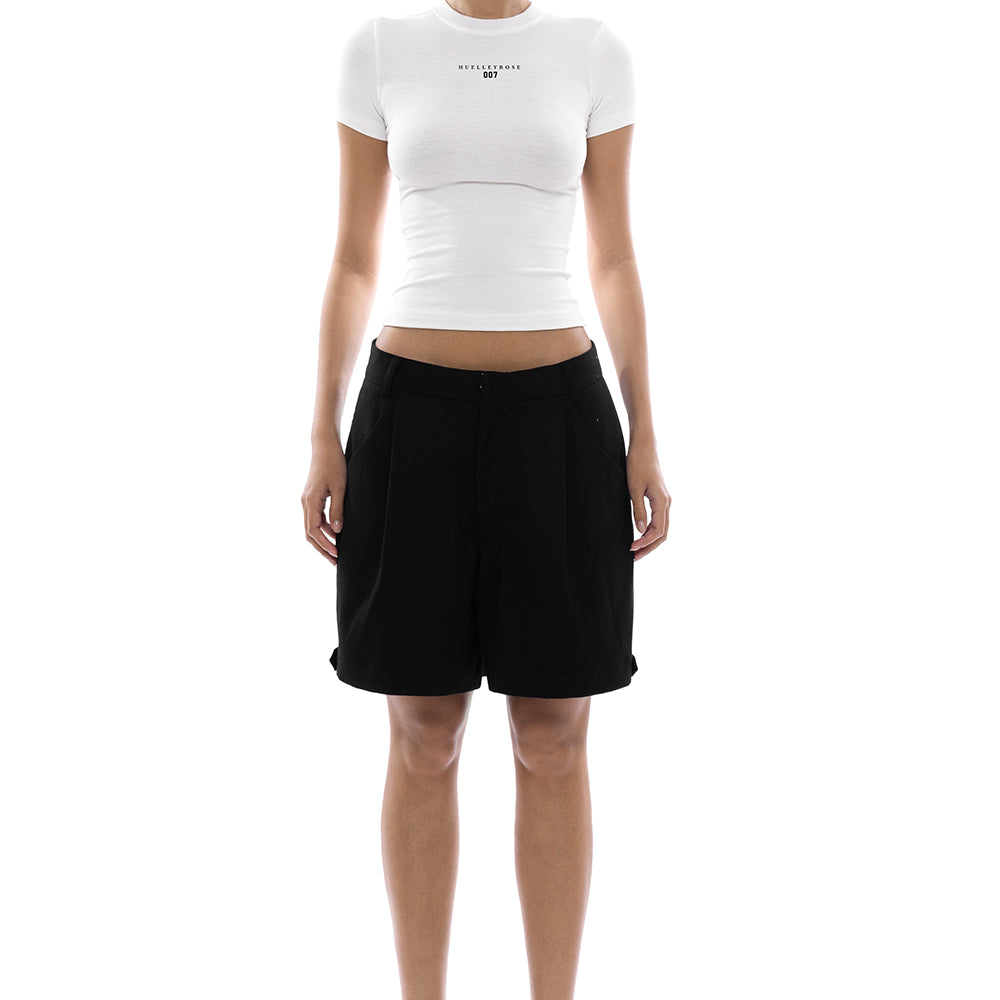 Angle Round Neck Cotton Top