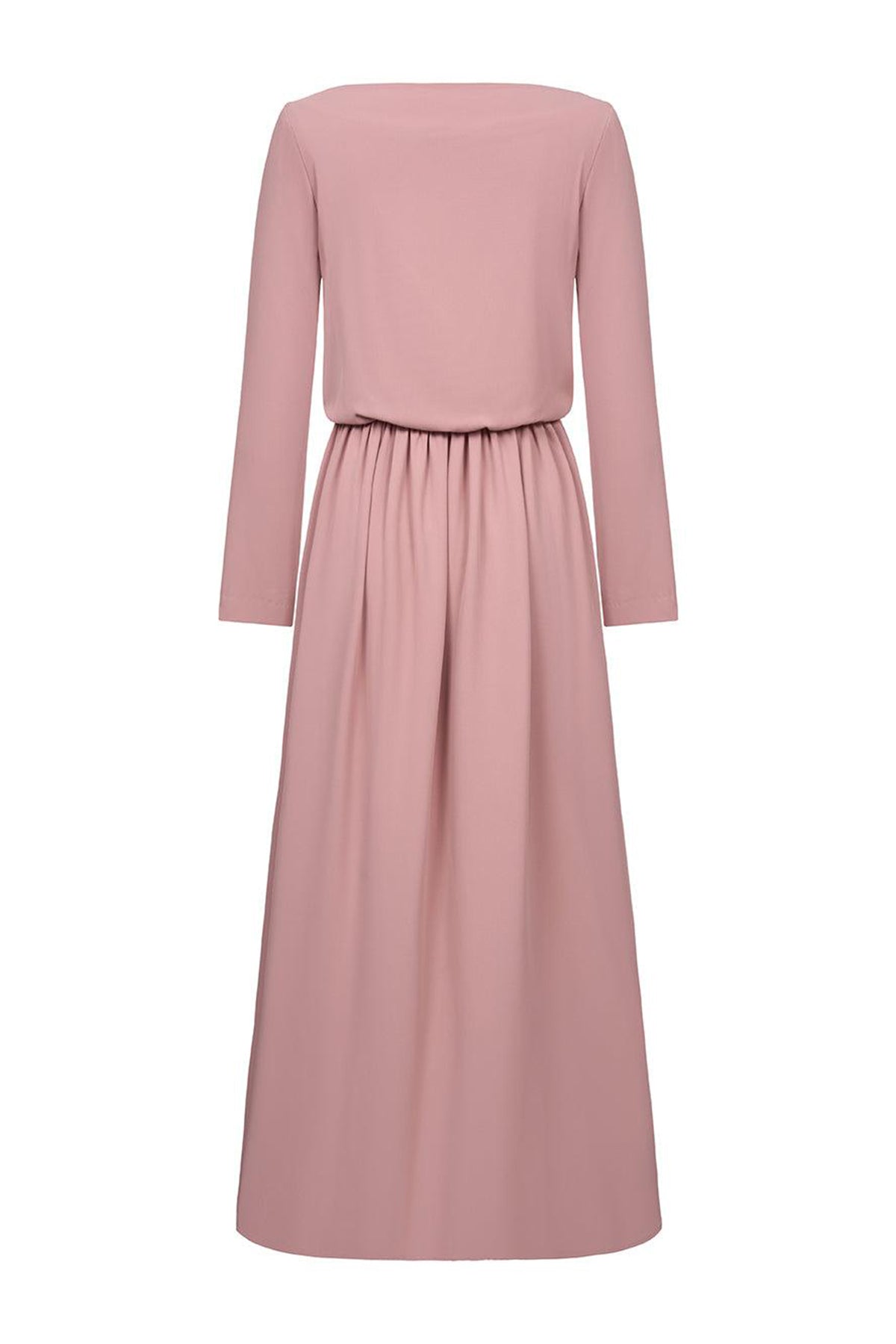 Belle Sarong Long Sleeved Cotton Silk Ankle Length Dress