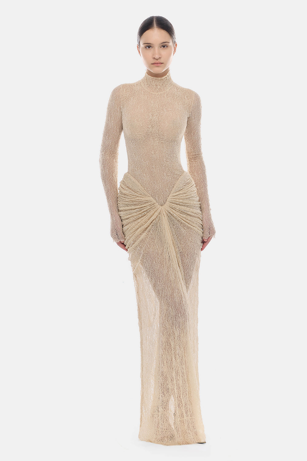Lyra Ruched Maxi Dress