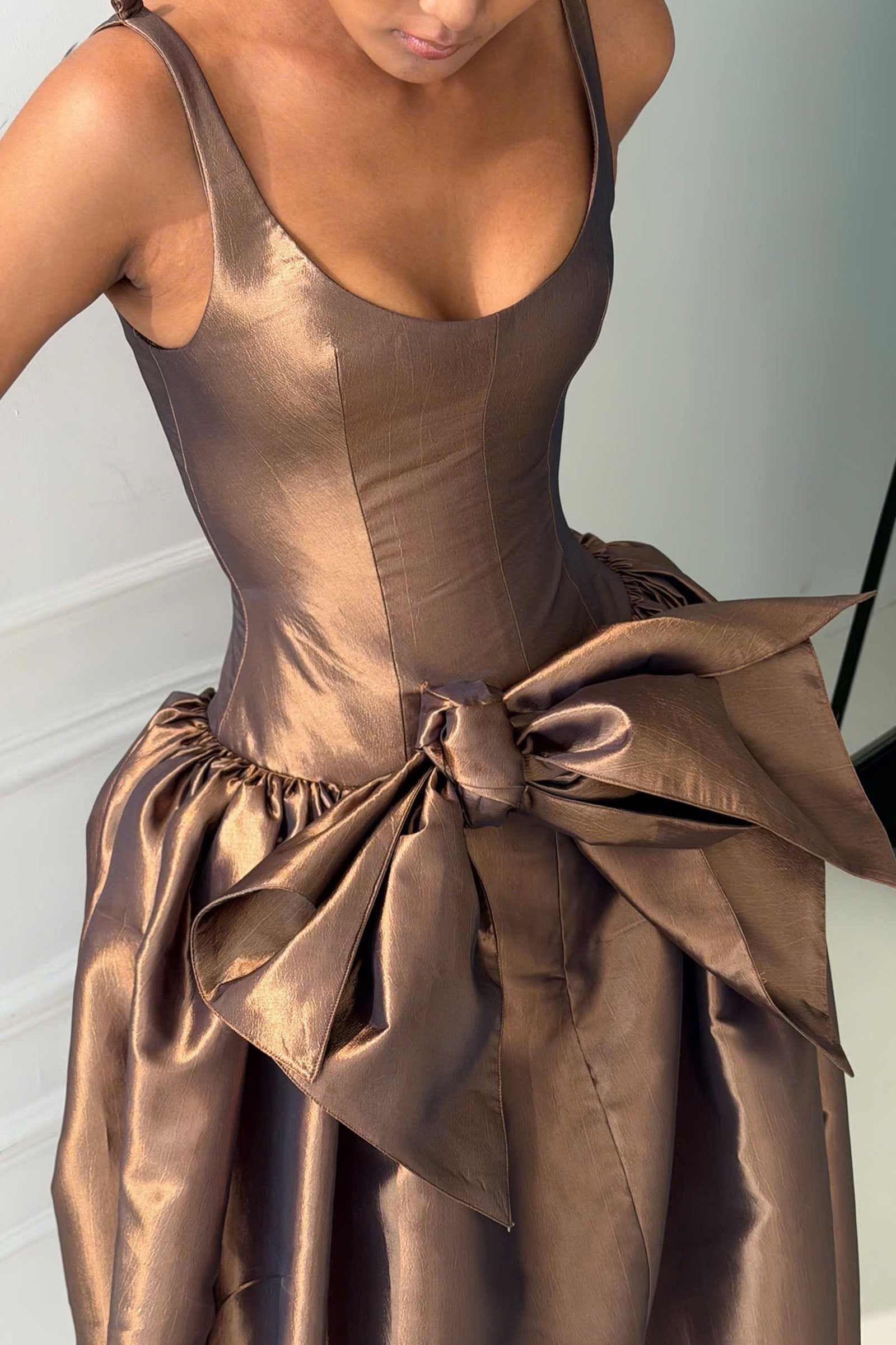 Nha Tinh Bubble Midi Dress