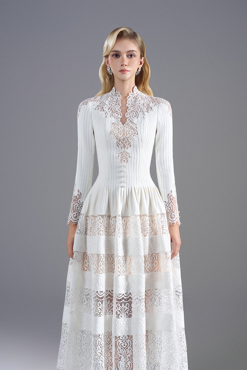 Blance Applique Midi Dress