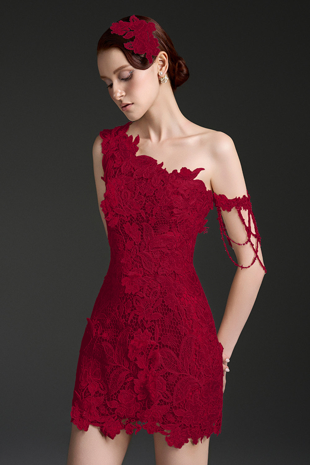 Astryne One Shoulder Mini Dress