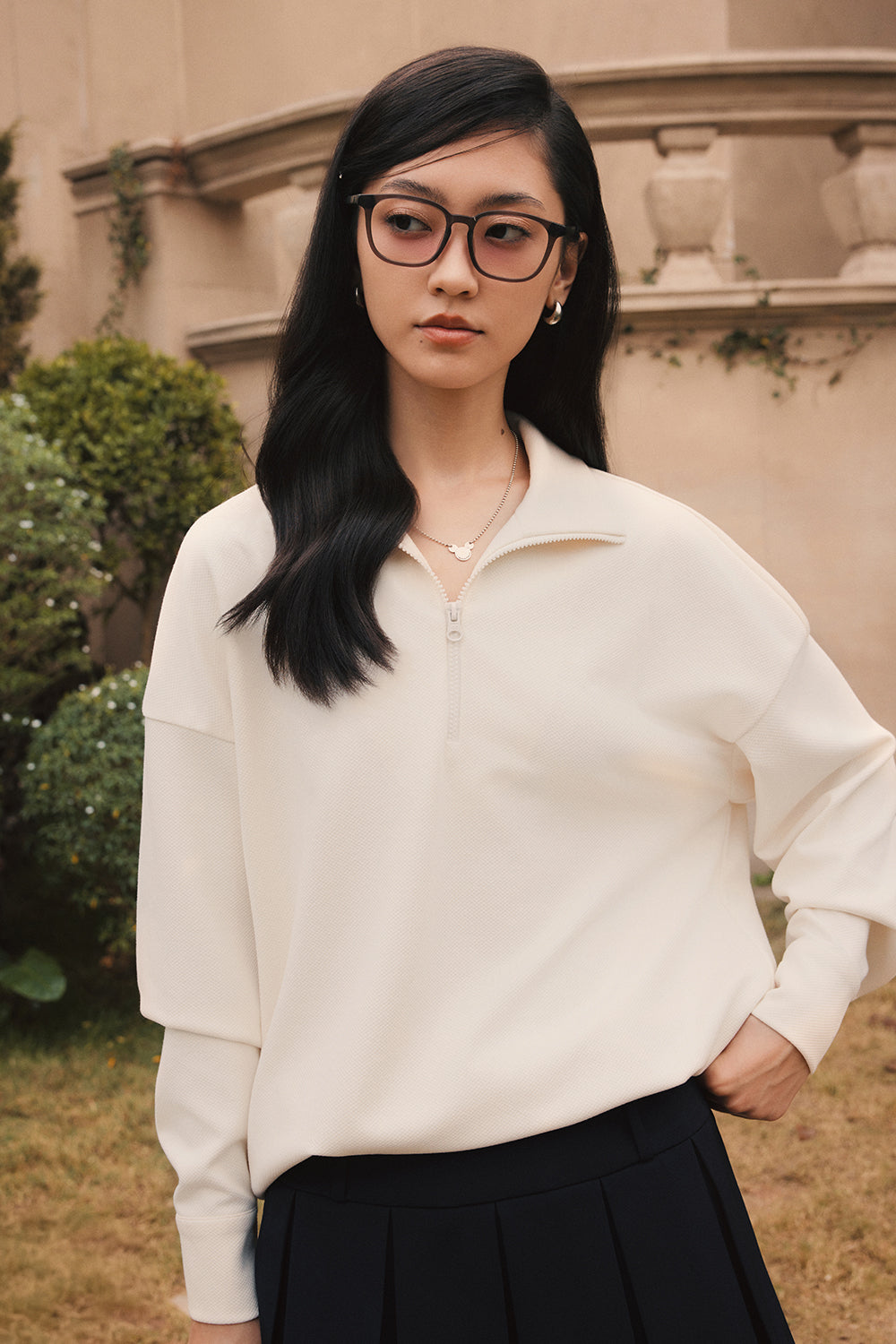 Louis Cuff Sleeve Cotton Shirt