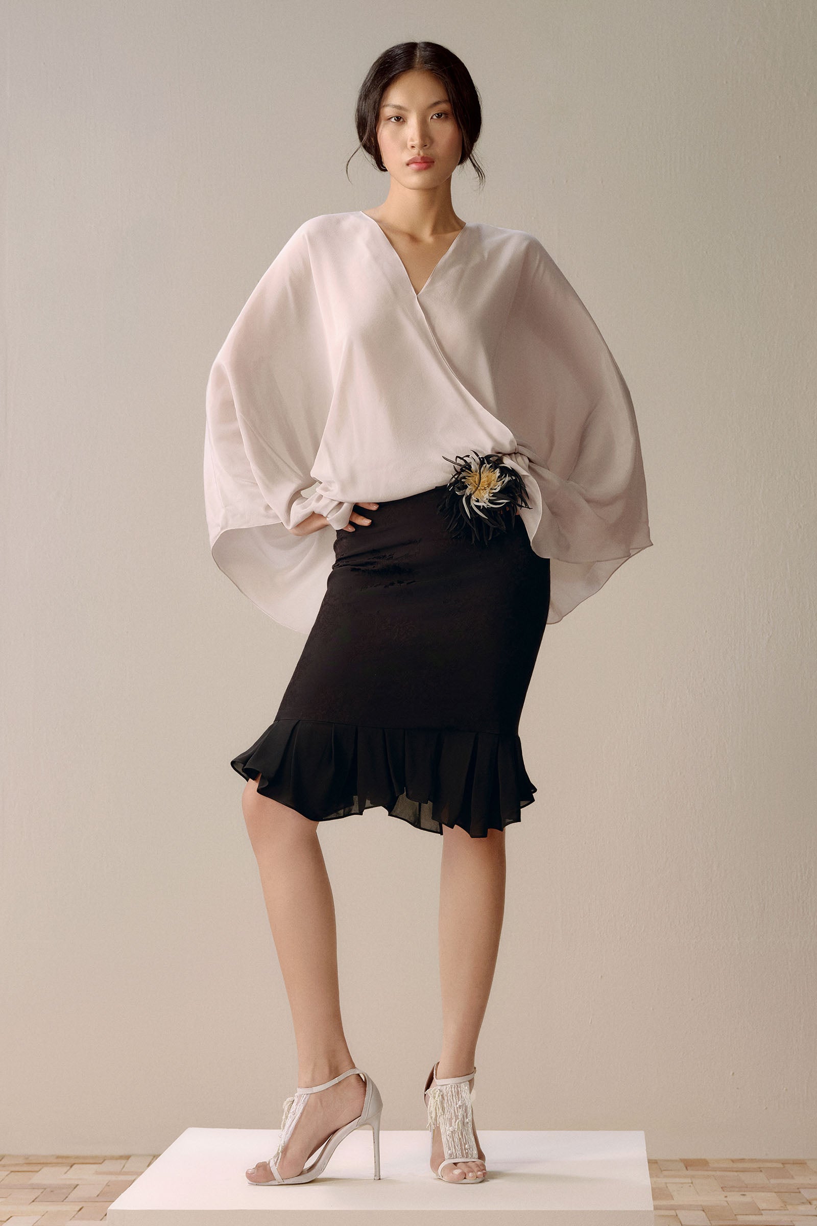 Lydia Wrap Top