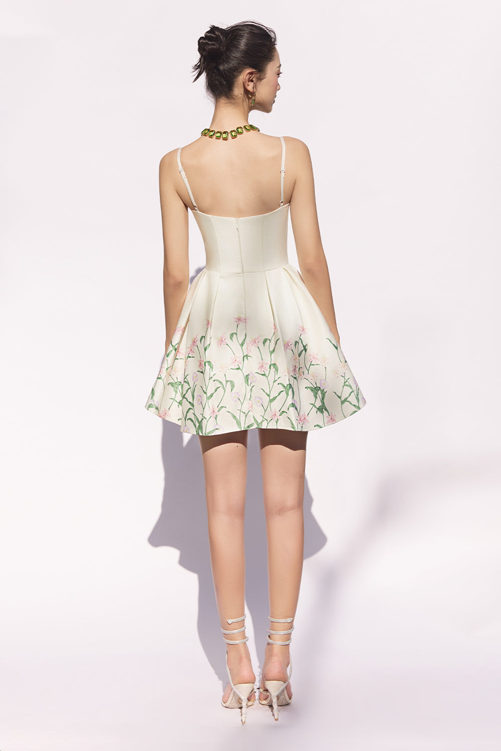 Florin Applique Mini Dress