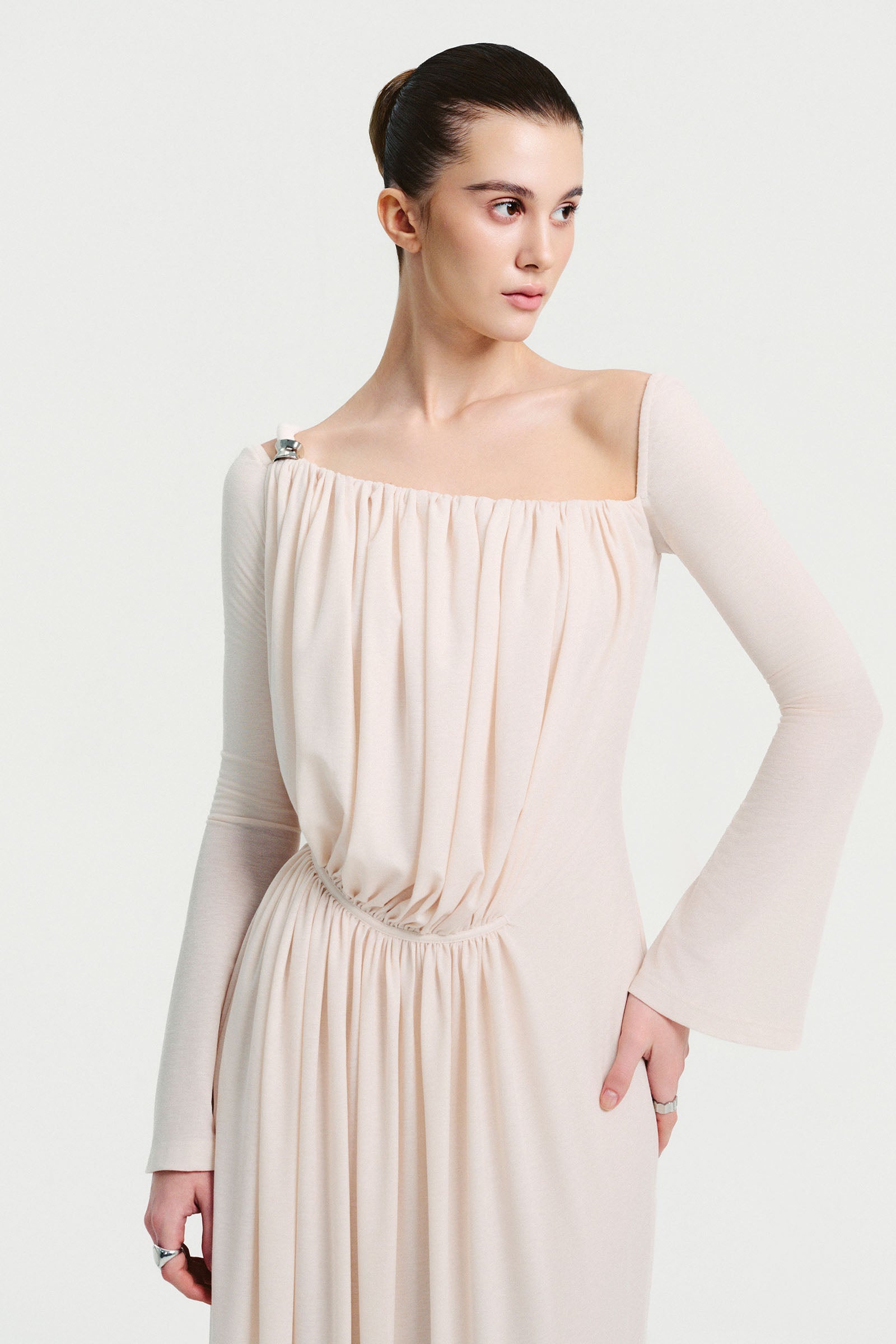 Petra Draped Maxi Dress