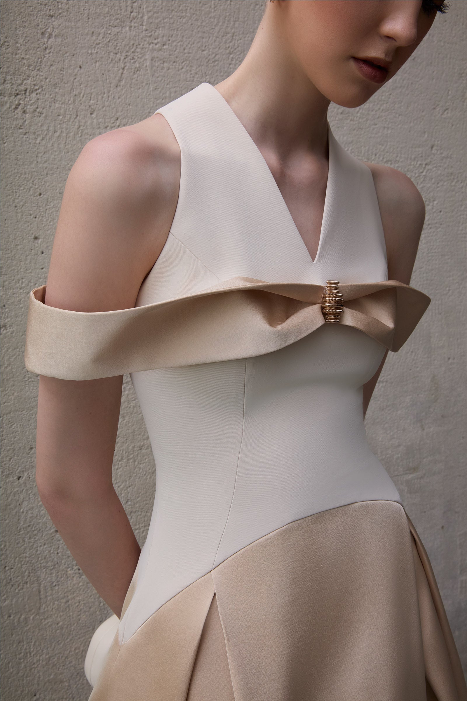 Juno Ball Gown Bow Maxi Dress