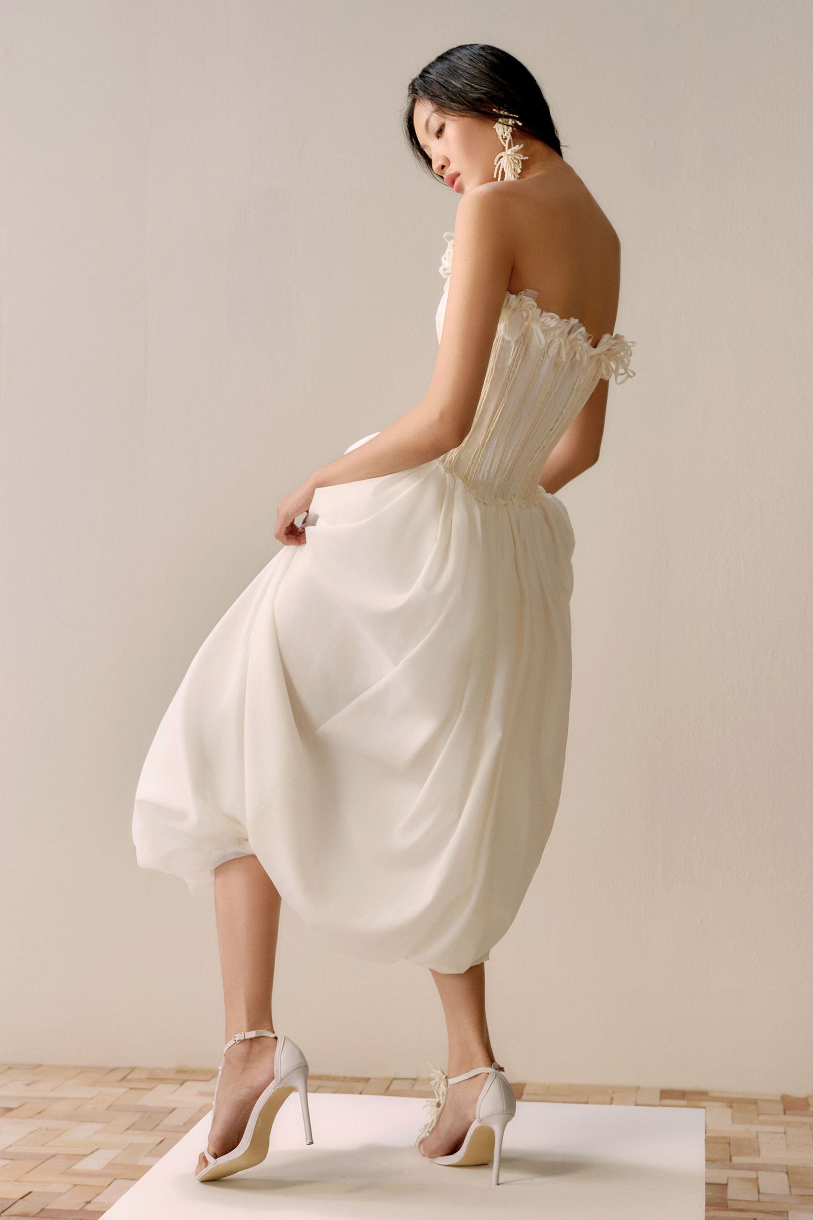 Natalia Bubble Midi Dress