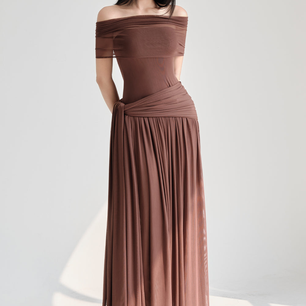 Bowie Off-Shoulder Maxi Dress